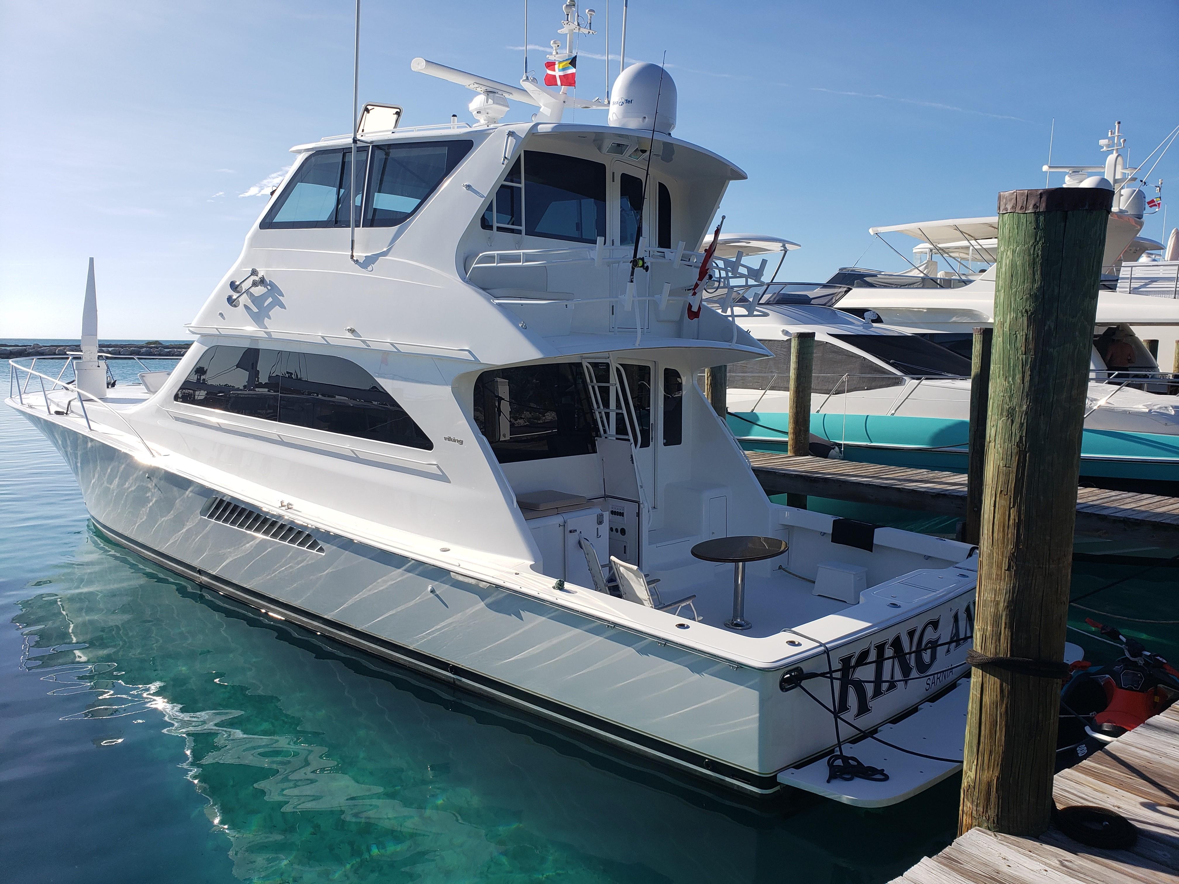 Viking 61 - King & I - Stern view from the dock