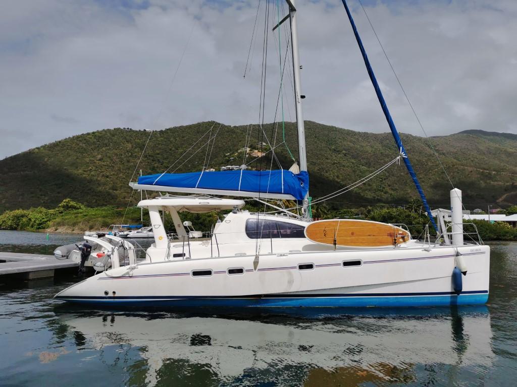 2005 leopard 43 sailing catamaran