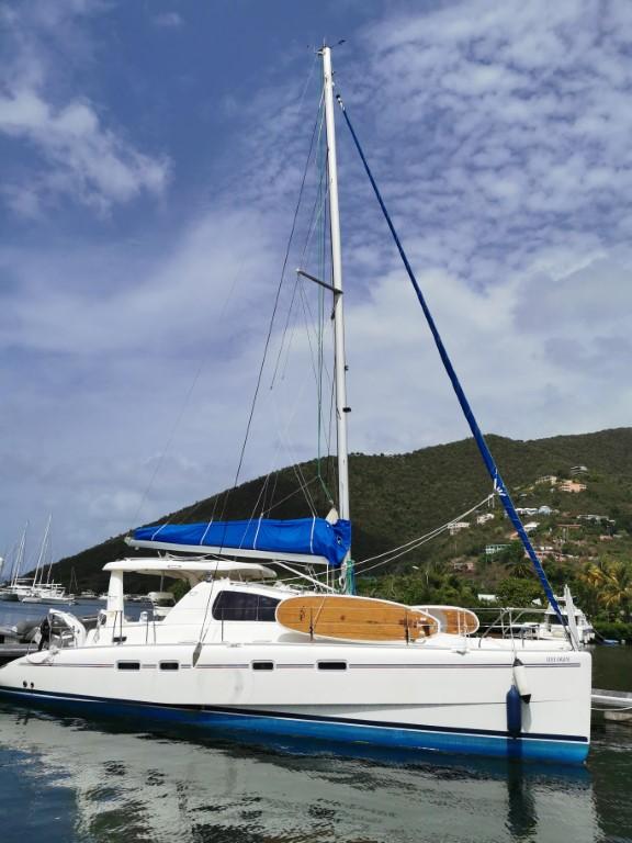 2005 leopard 43 sailing catamaran