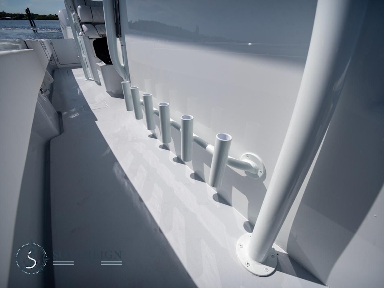 Contender-44 CB 2024-JDJ4C023C324 FL-US-2024 Contender 44 CB boat deck with rod holders.-8992982 | Thumbnail