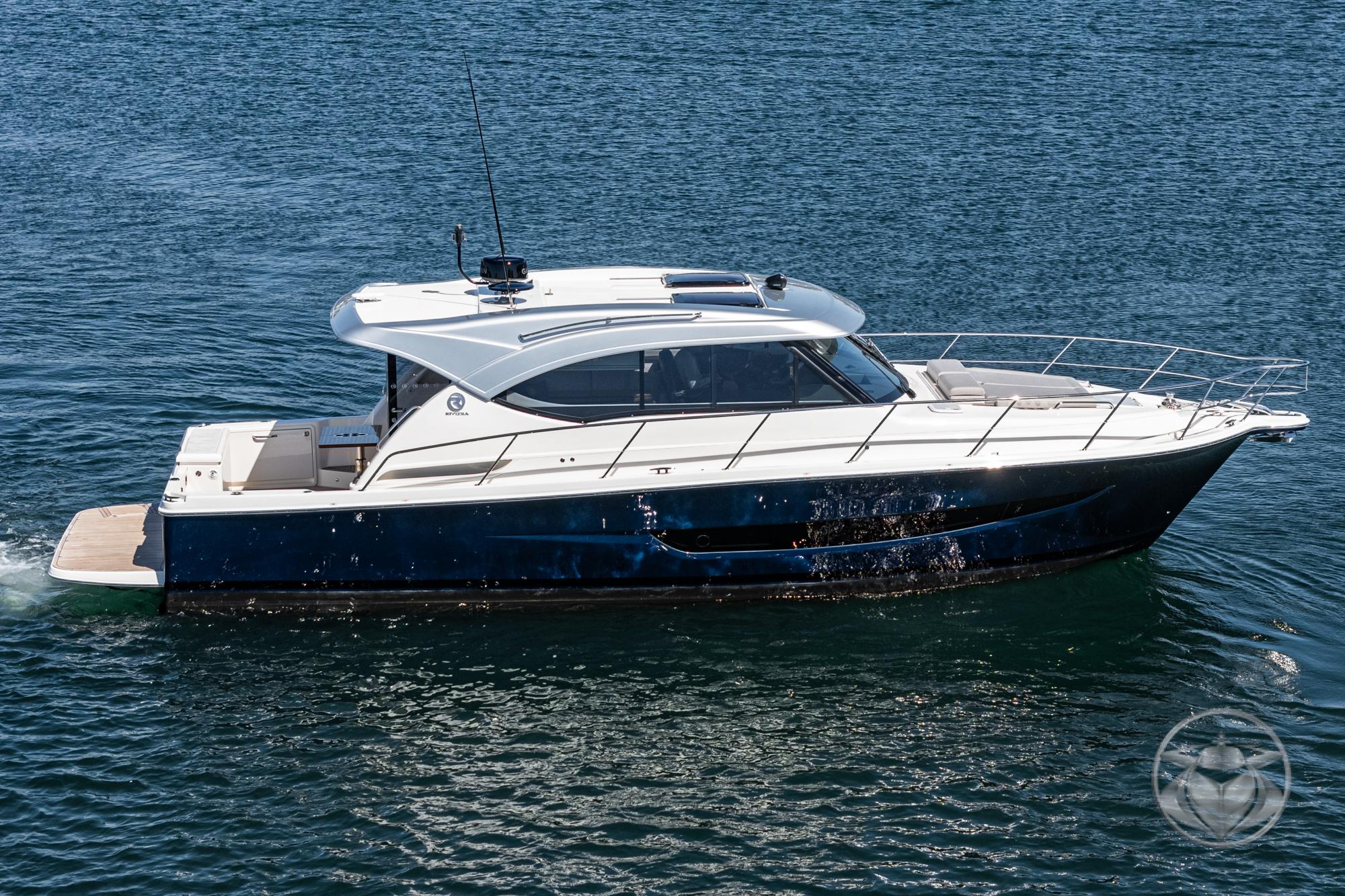 2025 Riviera 395 SUV #R023 inventory image at Sun Country Marine Group, San Diego Harbor Island 2025 Riviera 395 SUV #R023 inventory image at Sun Country Marine Group, San Diego Harbor Island