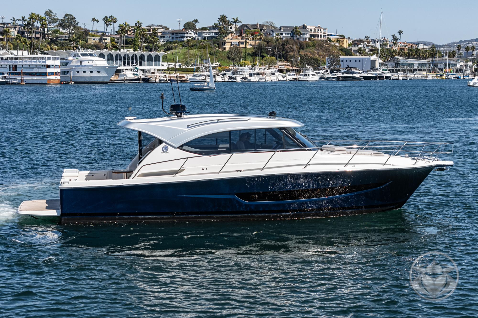 2025 Riviera 395 SUV #R023 inventory image at Sun Country Marine Group, San Diego Harbor Island 2025 Riviera 395 SUV #R023 inventory image at Sun Country Marine Group, San Diego Harbor Island