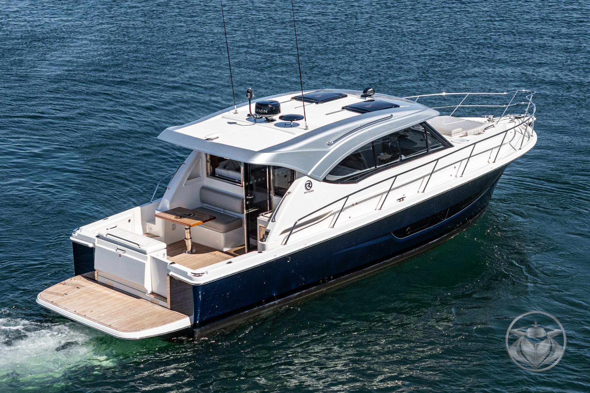 2025 Riviera 395 SUV #R023 inventory image at Sun Country Marine Group, San Diego Harbor Island 2025 Riviera 395 SUV #R023 inventory image at Sun Country Marine Group, San Diego Harbor Island