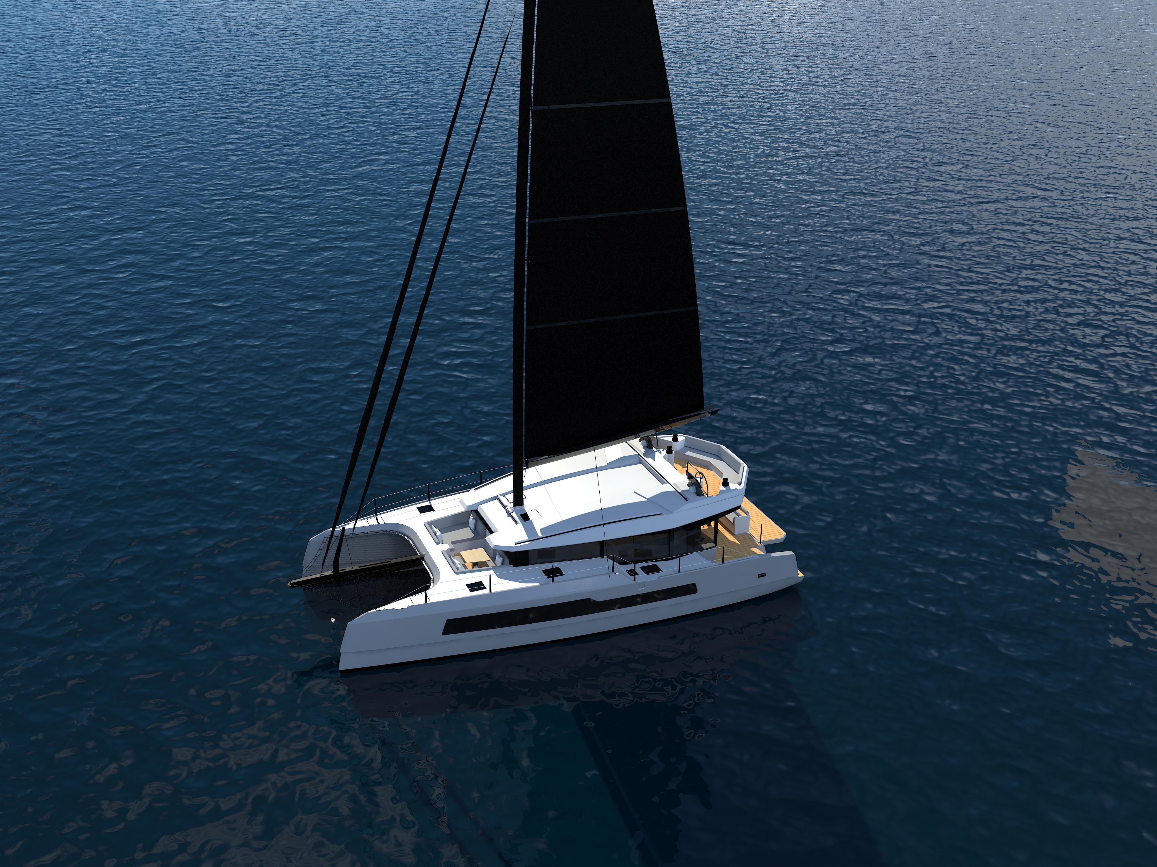 Carbon Fiber Luxury Catamaran Yacht for Sale 55 Mcconaghy Yachts Fort