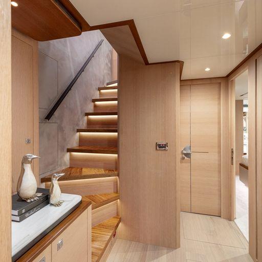 Staircase to Lower Staterooms