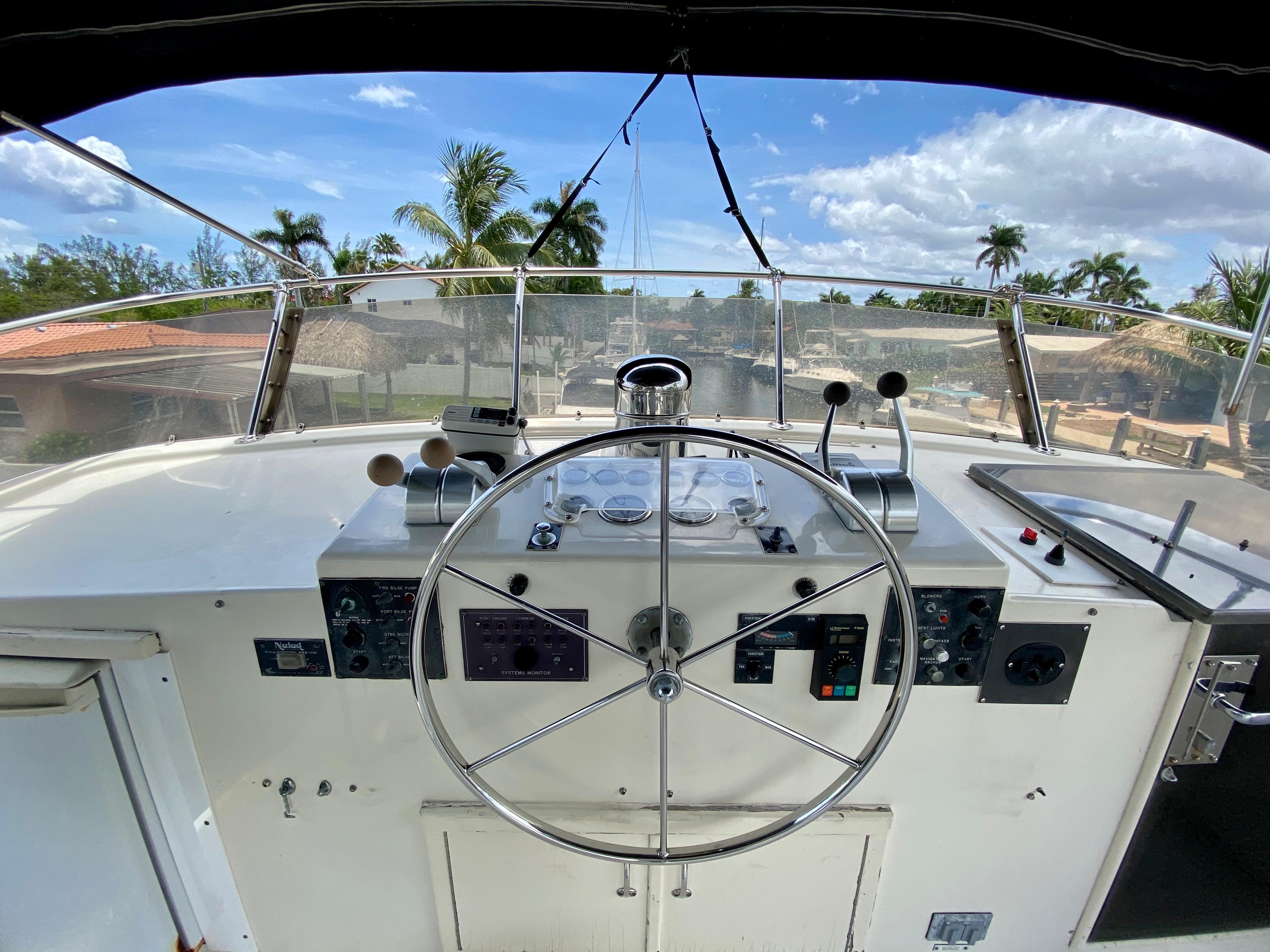 Flybridge Helm Controls