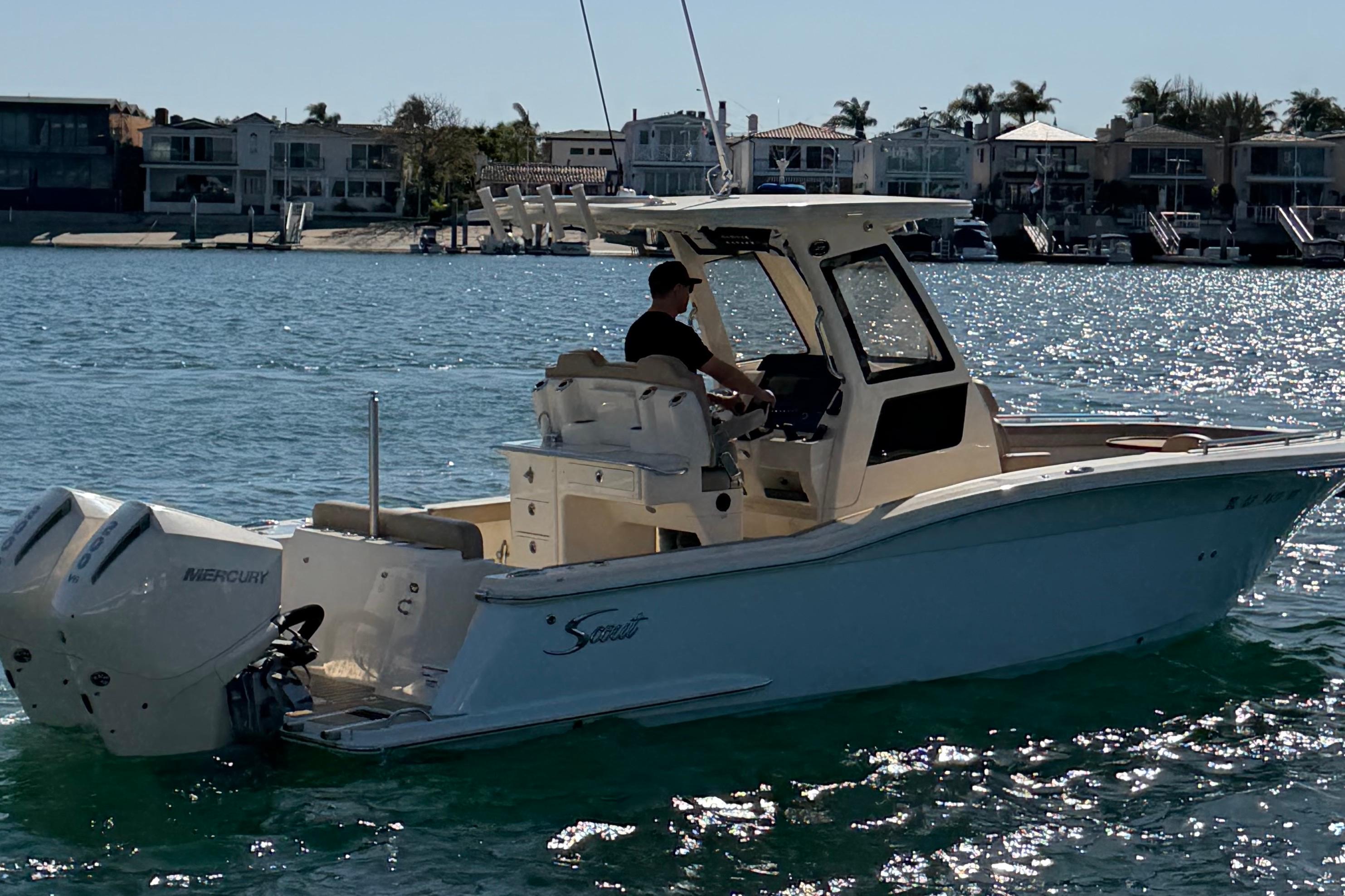 2024 Scout 260 LXF #TBRL368A inventory image at Sun Country Marine Group, Newport Beach