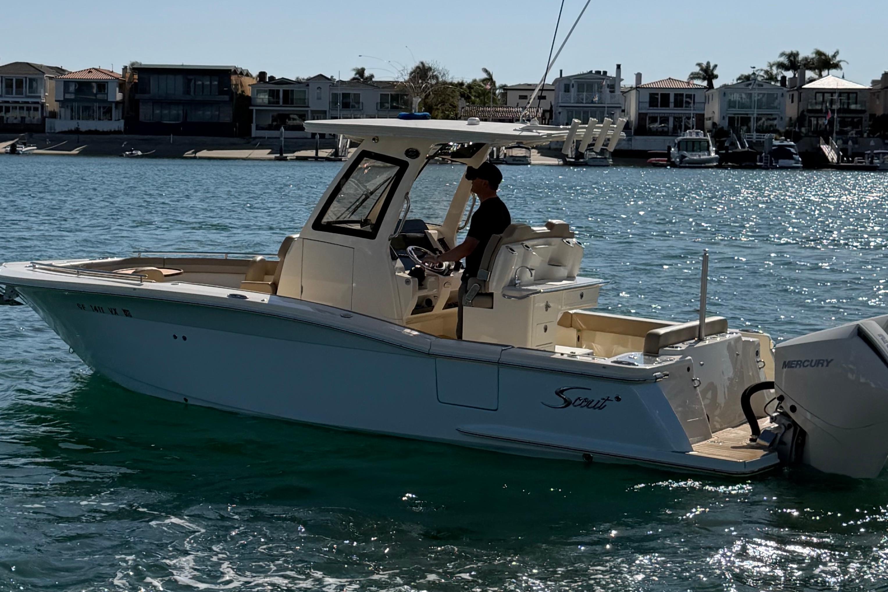 2024 Scout 260 LXF #TBRL368A inventory image at Sun Country Marine Group, Newport Beach