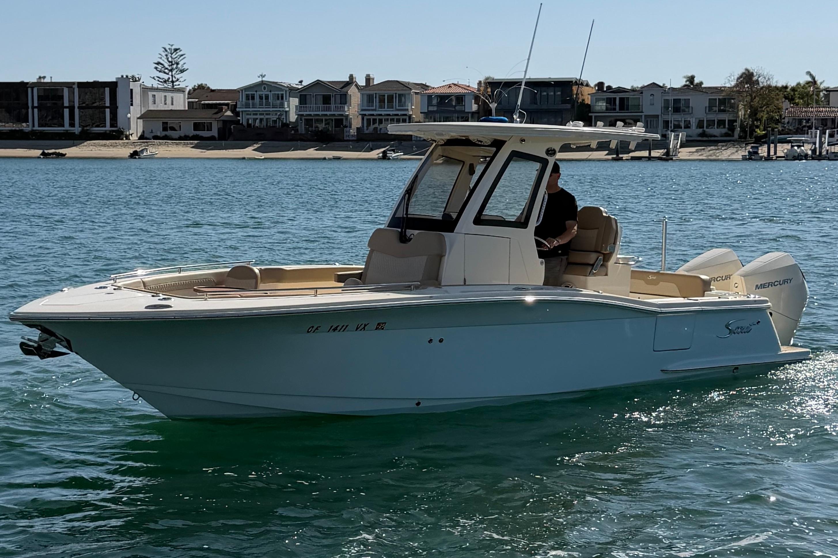 2024 Scout 260 LXF #TBRL368A inventory image at Sun Country Marine Group, Newport Beach