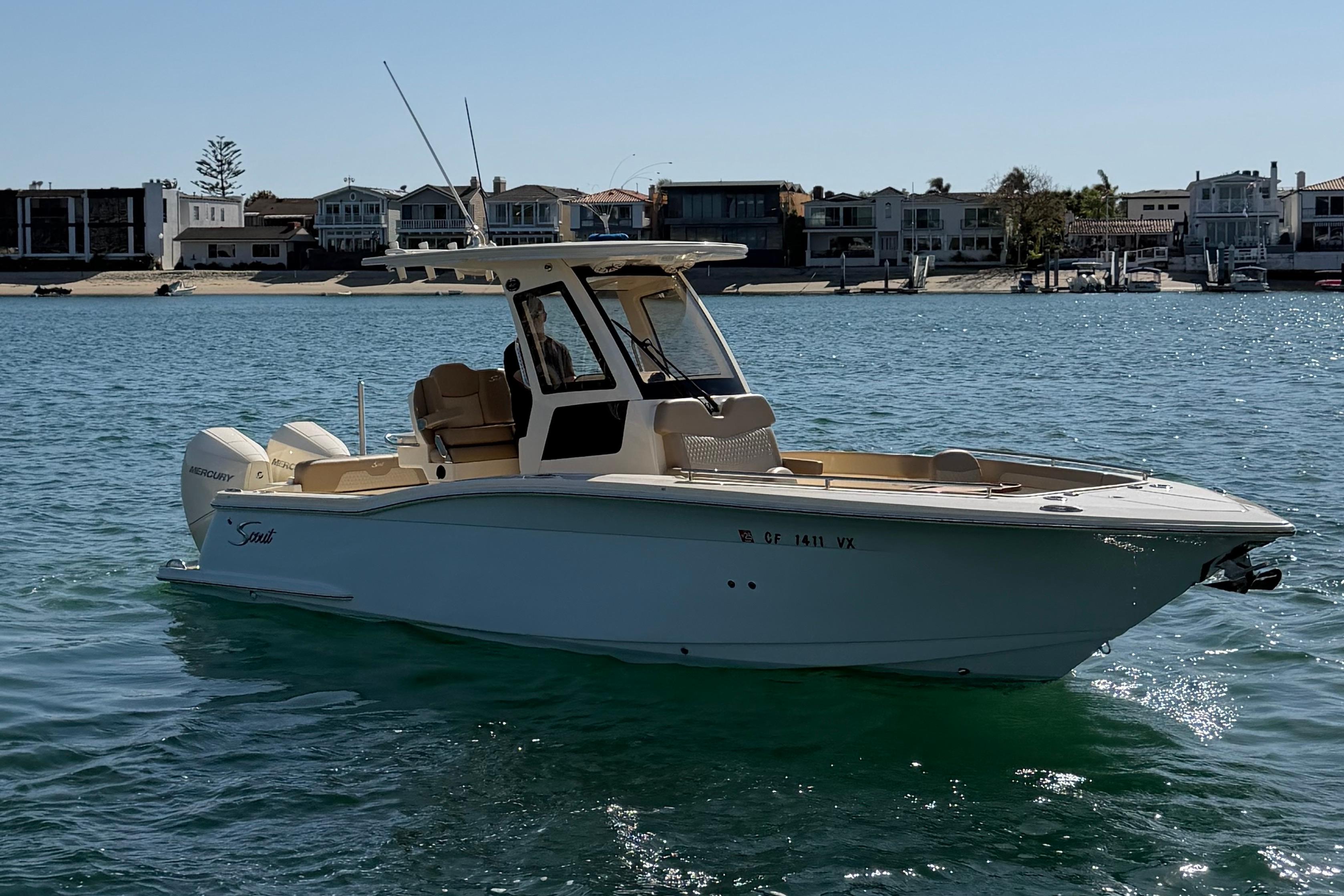 2024 Scout 260 LXF #TBRL368A inventory image at Sun Country Marine Group, Newport Beach