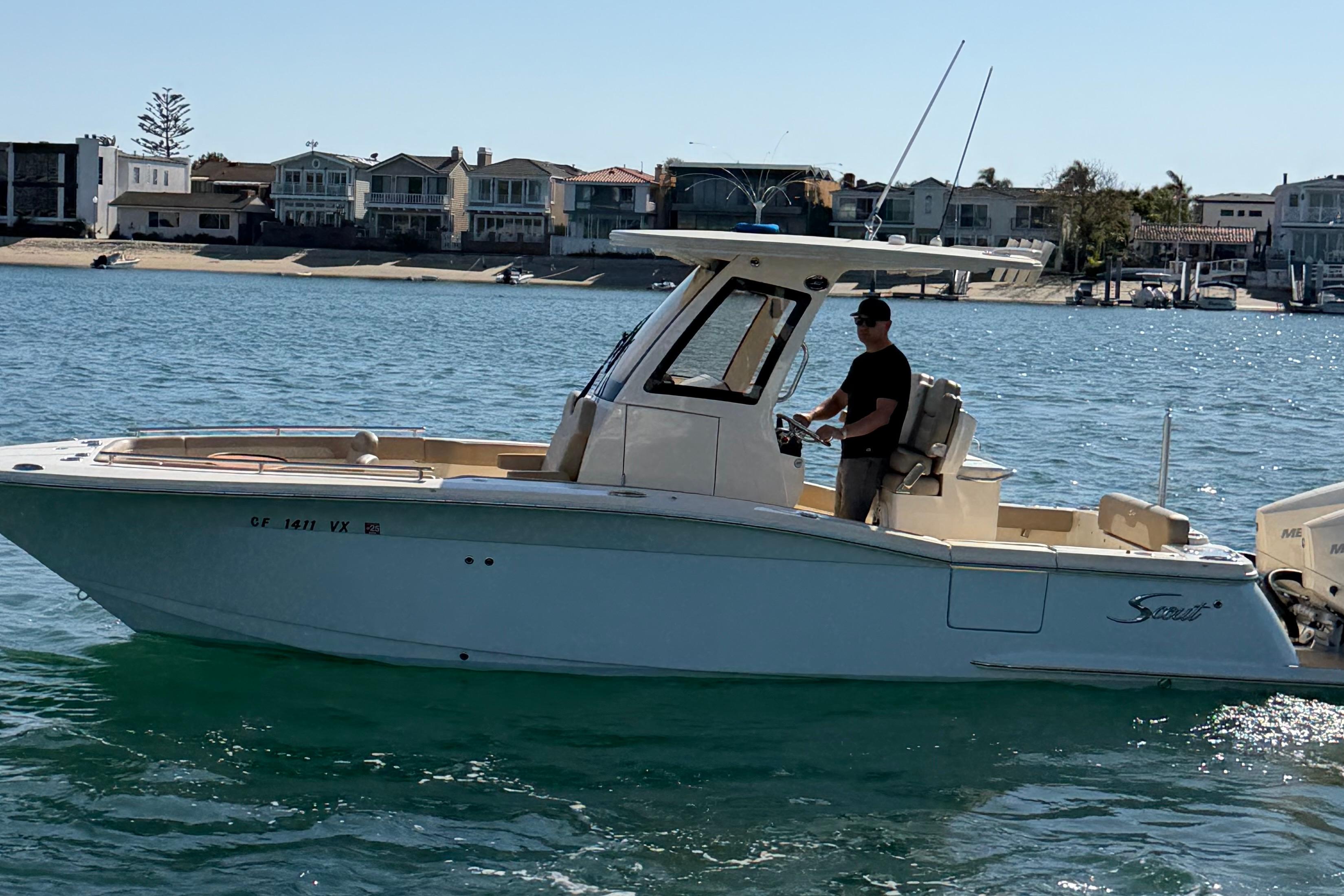 2024 Scout 260 LXF #TBRL368A inventory image at Sun Country Marine Group, Newport Beach
