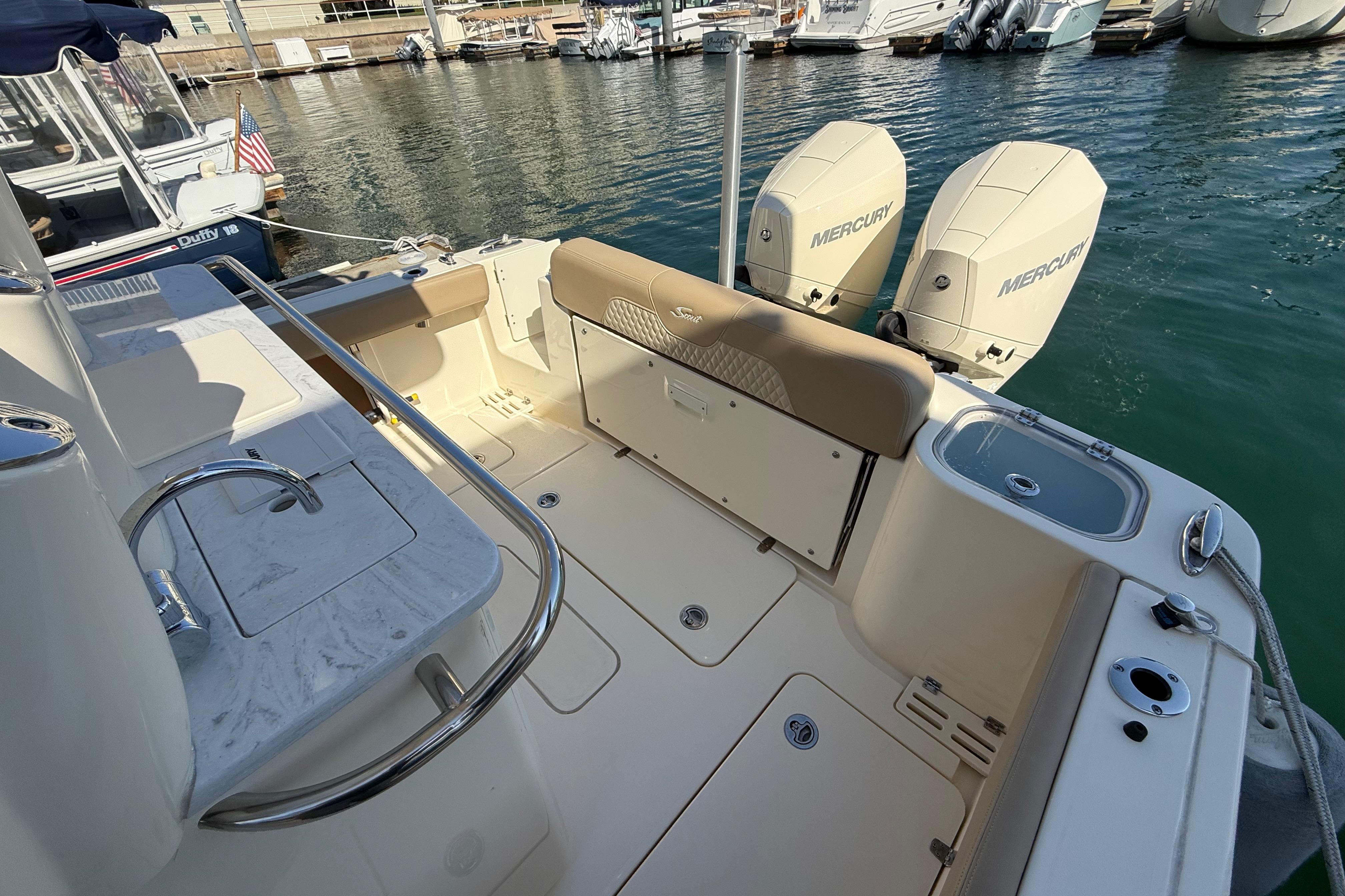 2024 Scout 260 LXF #TBRL368A inventory image at Sun Country Marine Group, Newport Beach