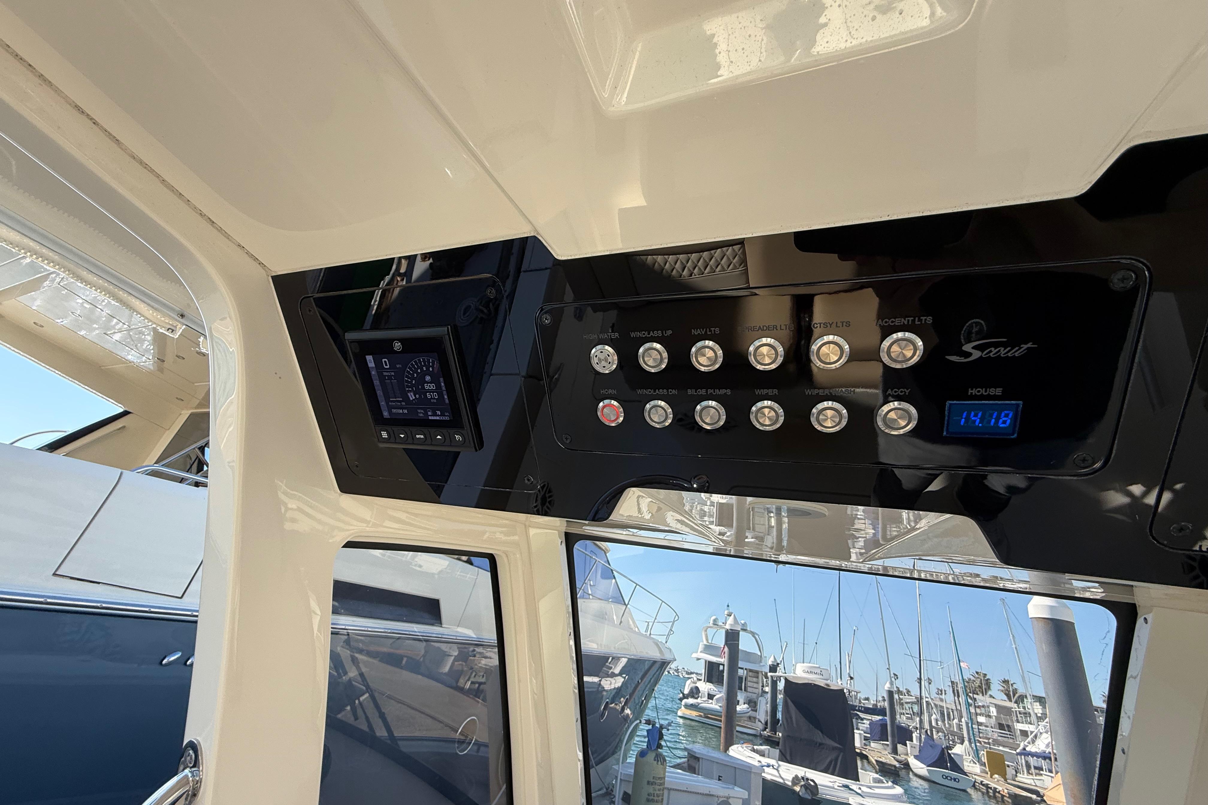2024 Scout 260 LXF #TBRL368A inventory image at Sun Country Marine Group, Newport Beach
