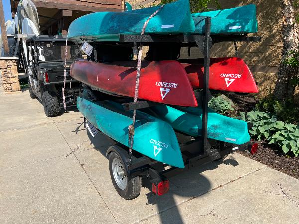 New 2024 TRAILSTAR 6-CARRIER KAYAK TRAILER, Grandville, Mi - 49418 ...