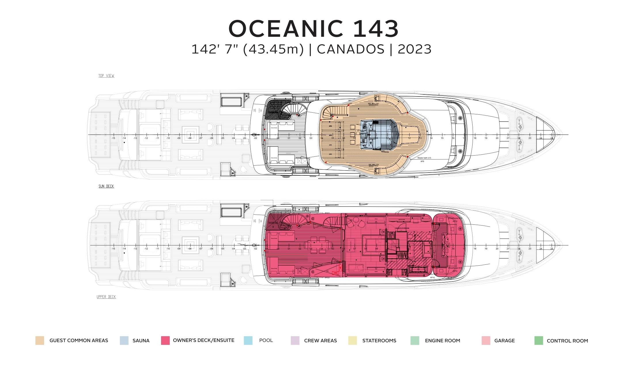 Oceanic 143 Yacht Photos Pics OCEANIC 143' Canados 2023