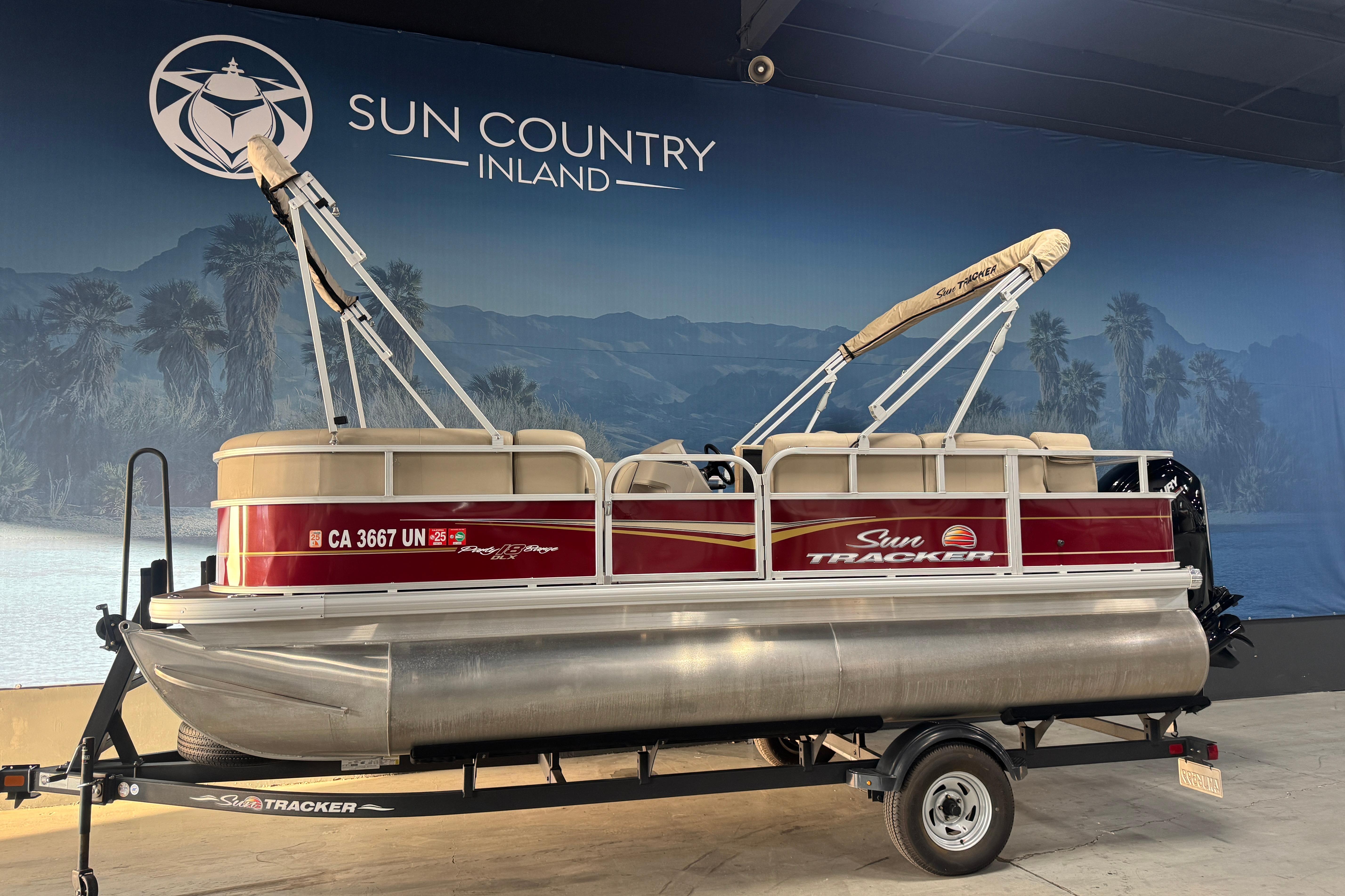 2024 Sun Tracker Party Barge 18 DLX #TDW1768 inventory image at Sun Country Marine Group, Lake Havasu City, AZ