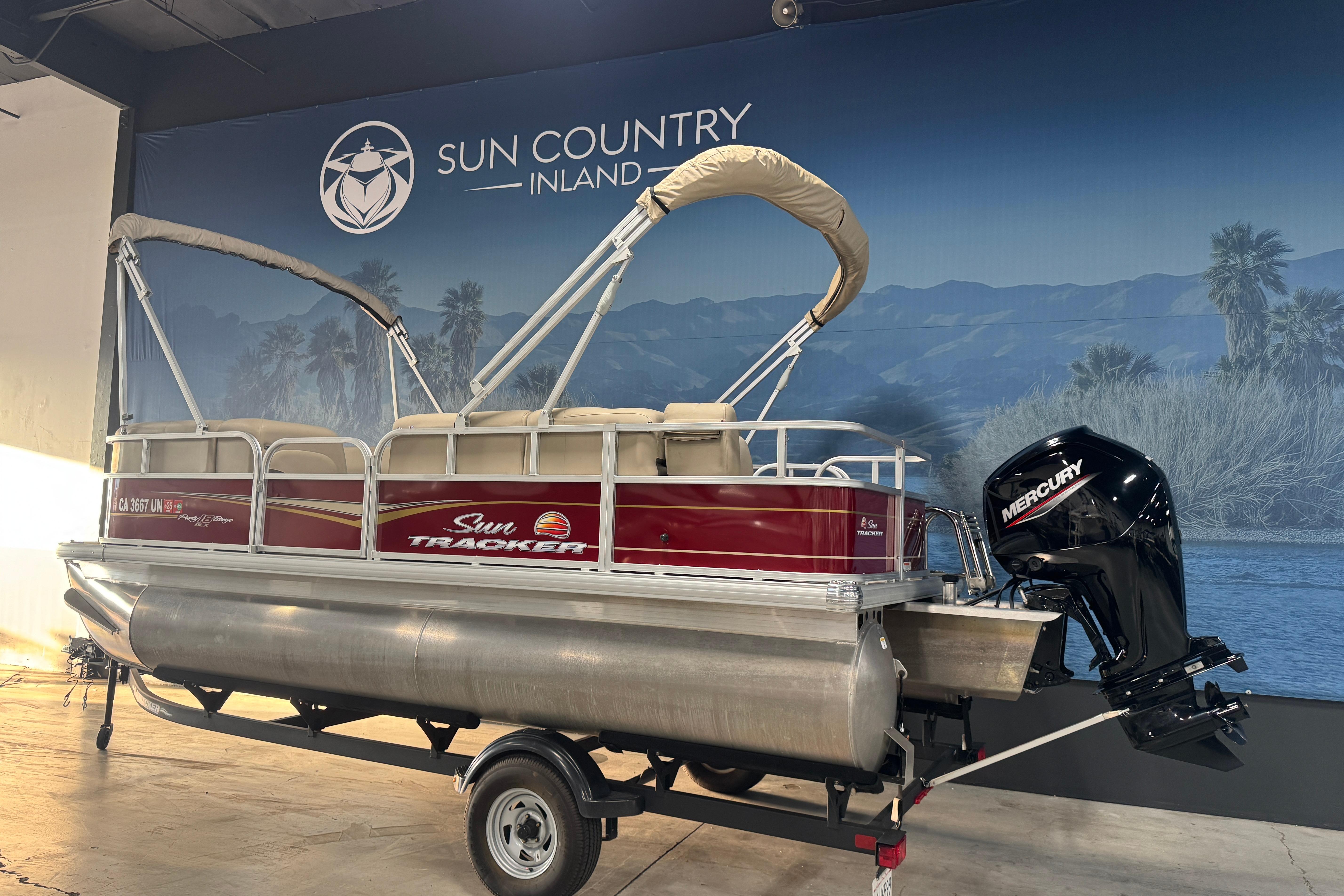 2024 Sun Tracker Party Barge 18 DLX #TDW1768 inventory image at Sun Country Marine Group, Lake Havasu City, AZ
