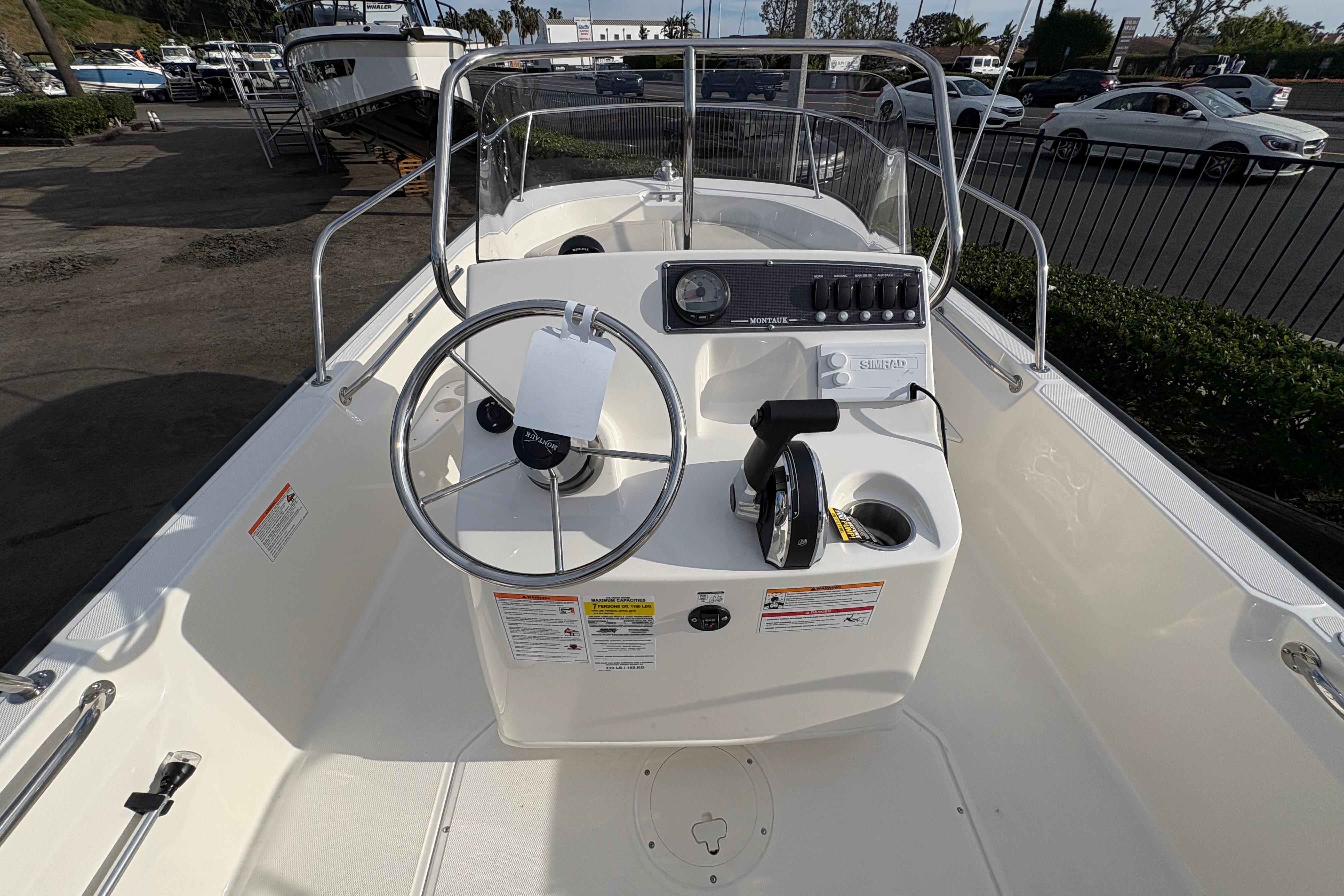 2026 Boston Whaler 170 Montauk #BW0811A inventory image at Sun Country Marine Group, Newport Beach