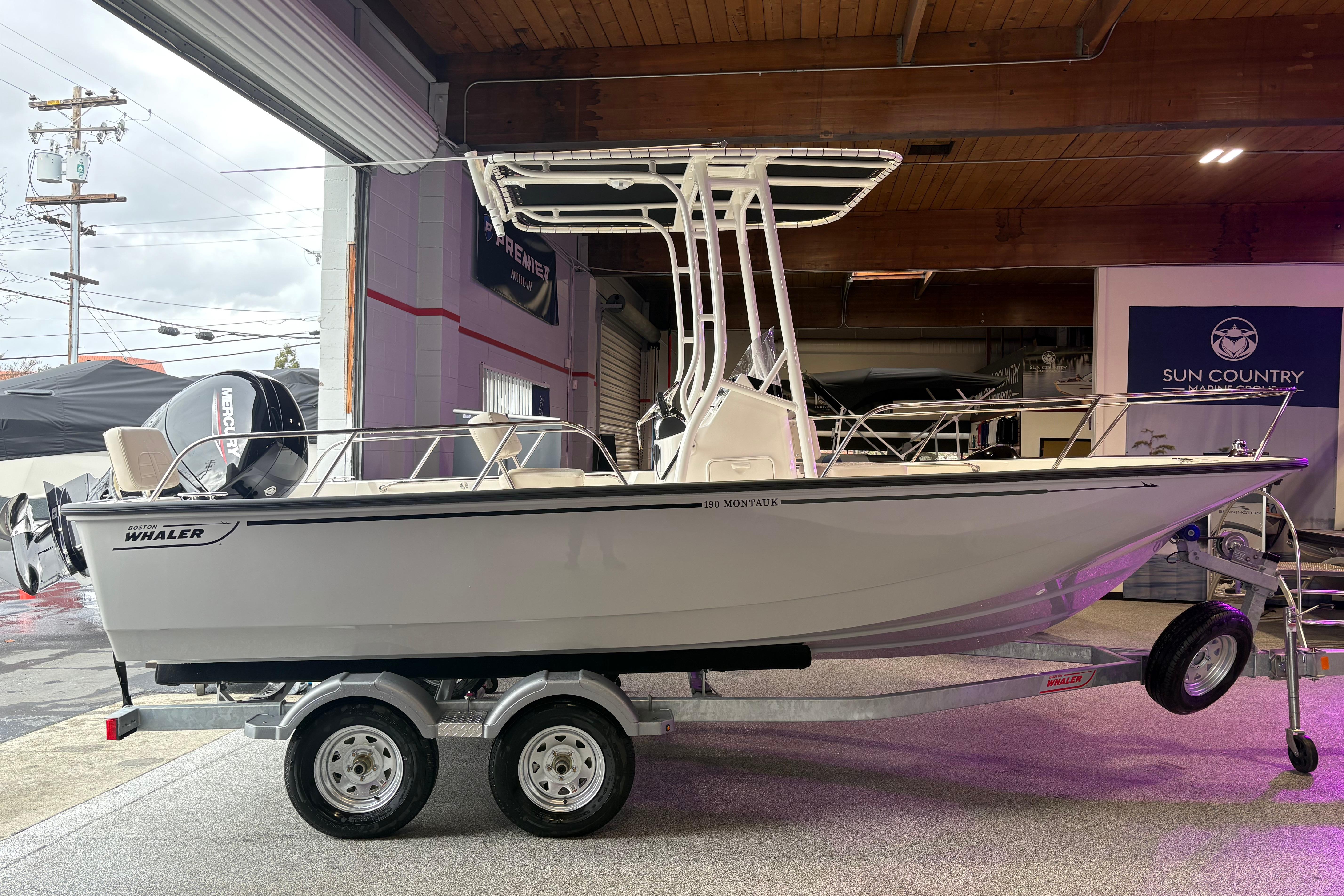 2026 Boston Whaler 190 Montauk #BW0799A inventory image at Sun Country Marine Group, San Jose-Campbell