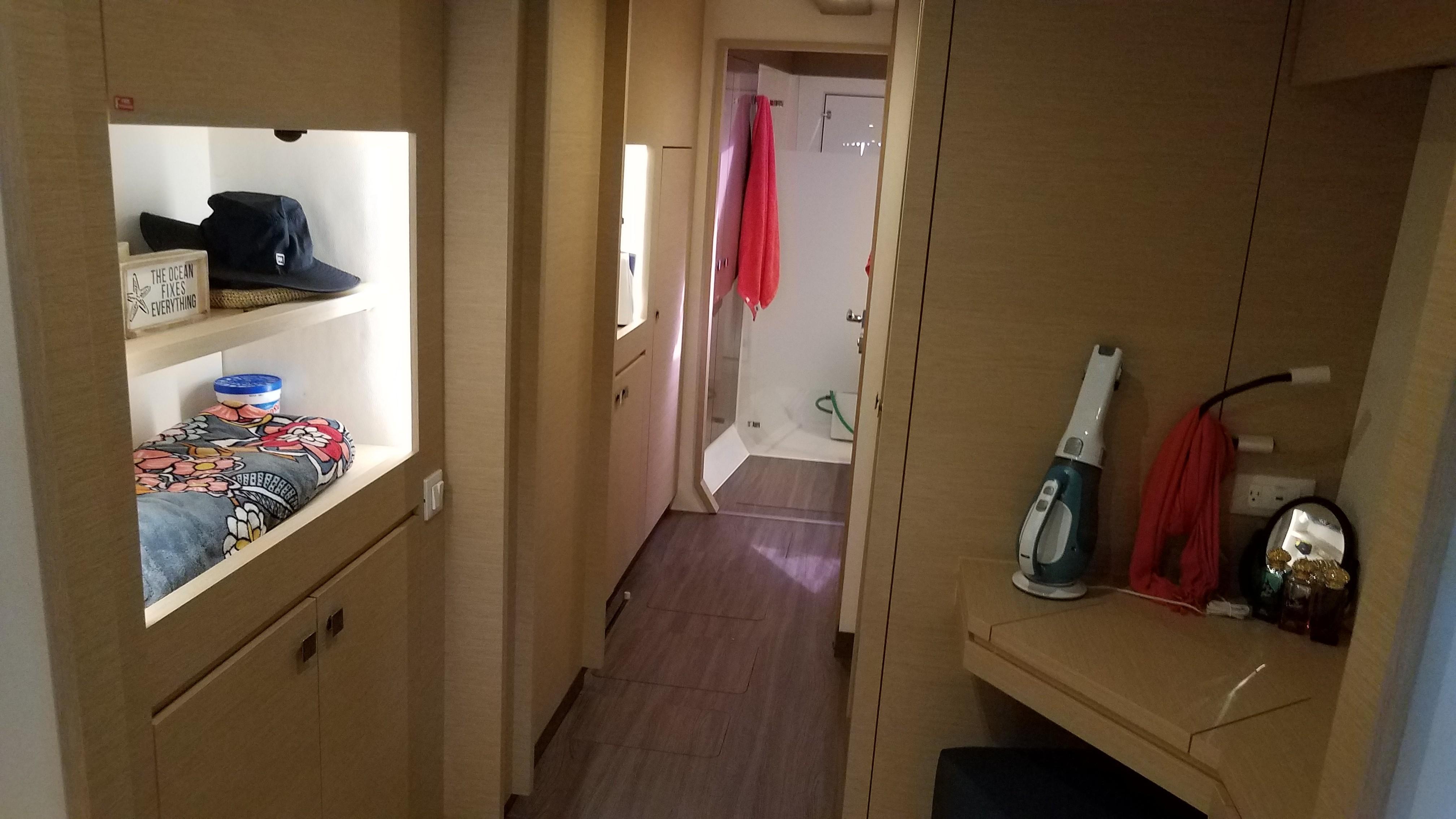 Master Cabin looking forward to Head
