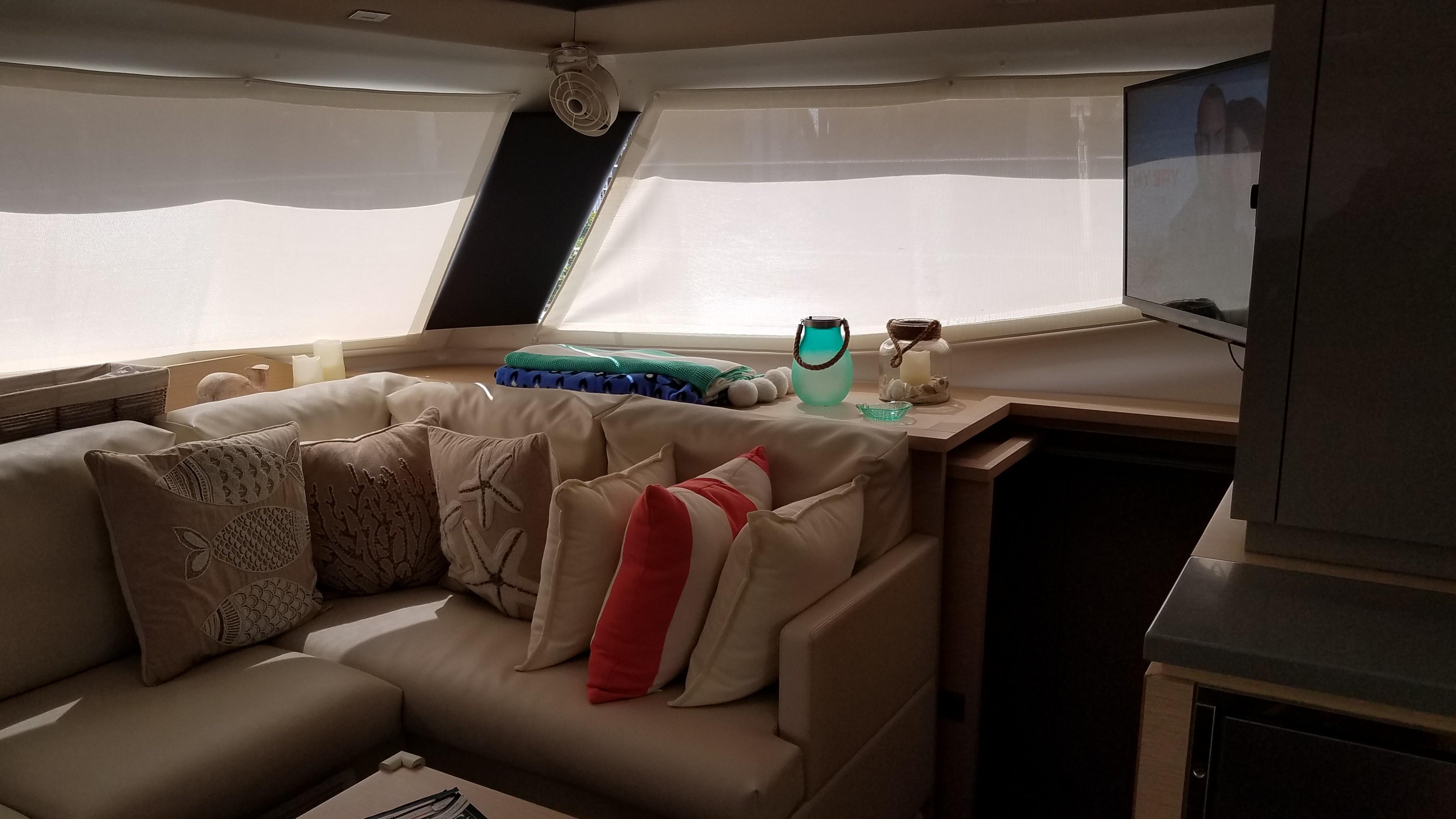Salon with Textelene Sun Shades
