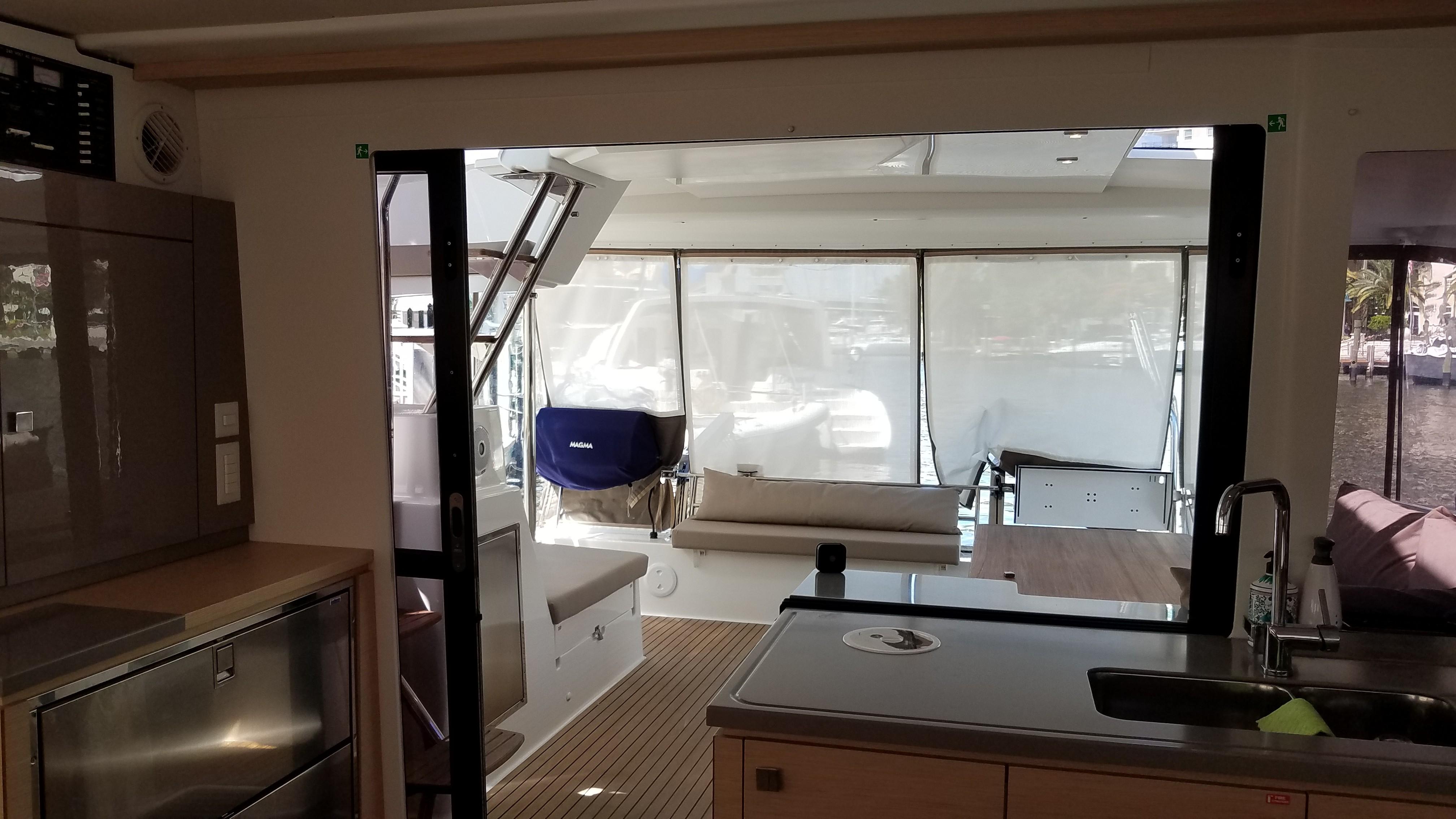 View from Galley looking aft
