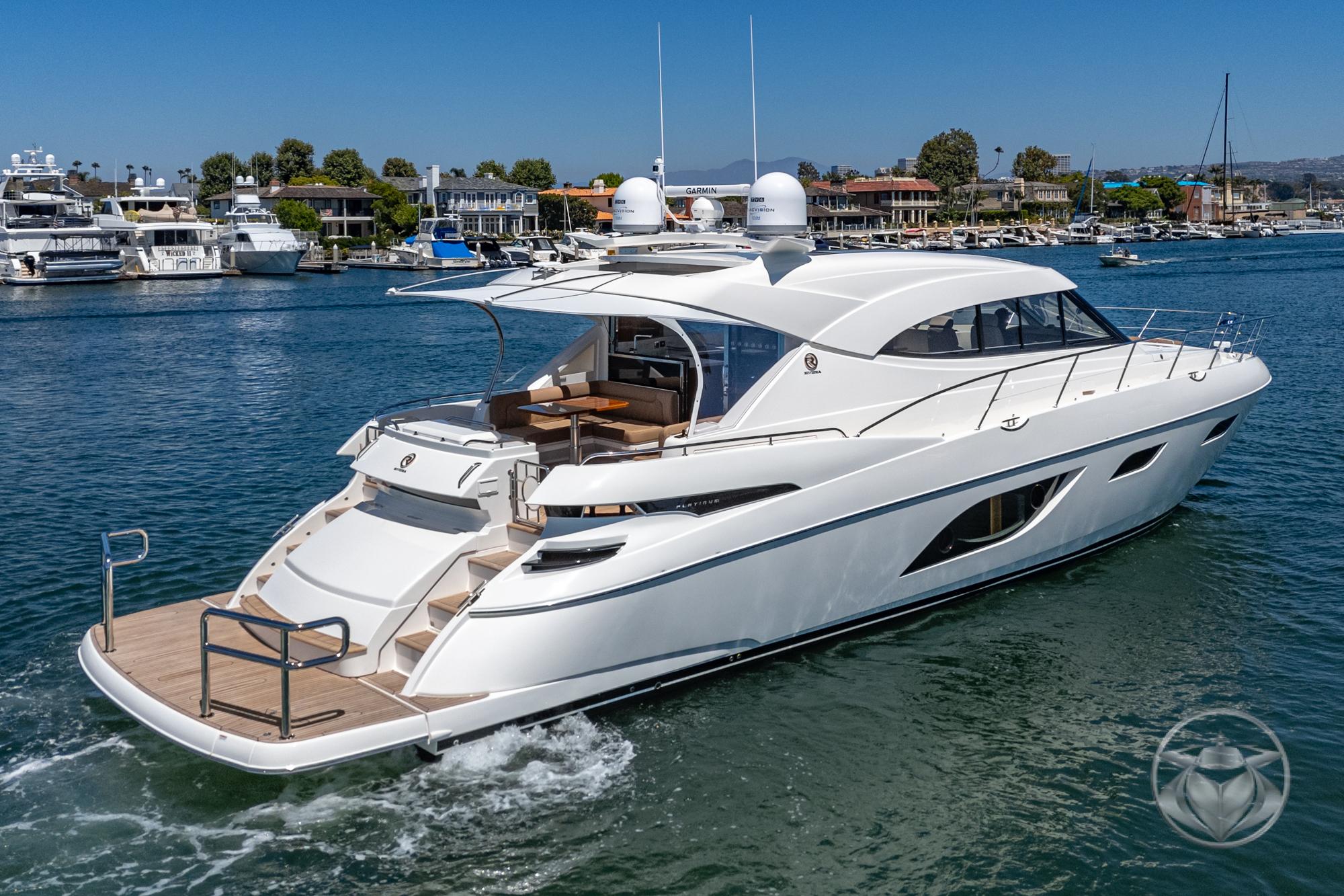2025 Riviera 6000 Sport Yacht #R154 inventory image at Sun Country Marine Group, San Diego Harbor Island 2025 Riviera 6000 Sport Yacht #R154 inventory image at Sun Country Marine Group, San Diego Harbor Island