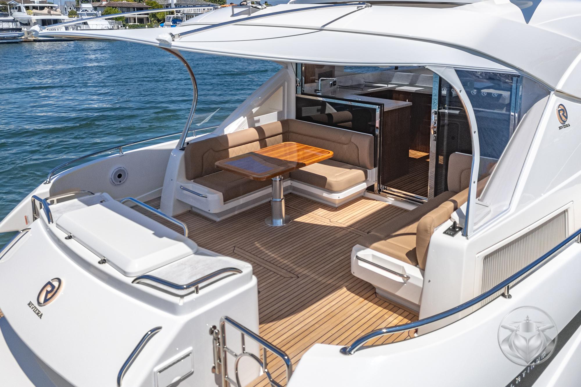 2025 Riviera 6000 Sport Yacht #R154 inventory image at Sun Country Marine Group, San Diego Harbor Island 2025 Riviera 6000 Sport Yacht #R154 inventory image at Sun Country Marine Group, San Diego Harbor Island