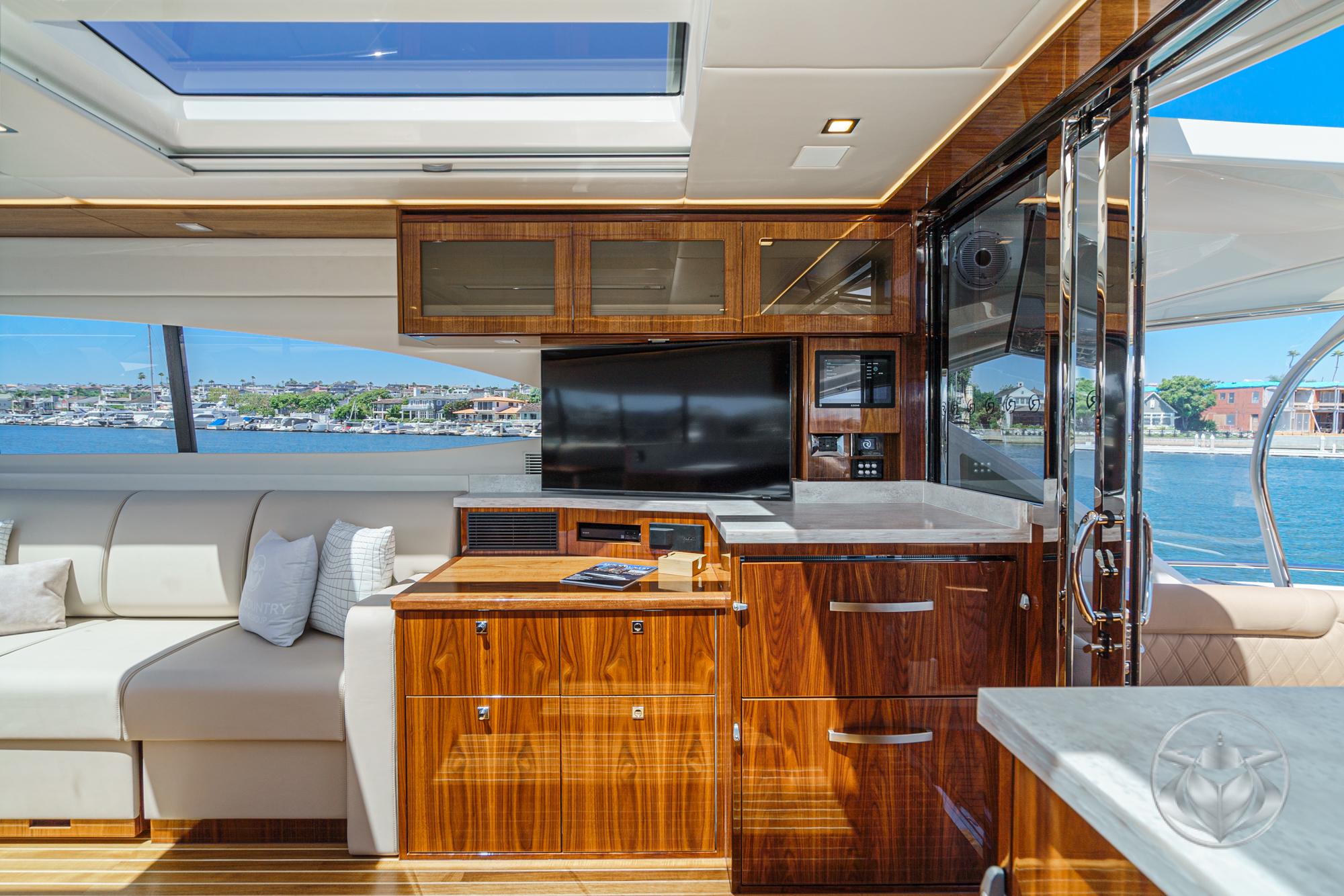 2025 Riviera 6000 Sport Yacht #R154 inventory image at Sun Country Marine Group, San Diego Harbor Island 2025 Riviera 6000 Sport Yacht #R154 inventory image at Sun Country Marine Group, San Diego Harbor Island