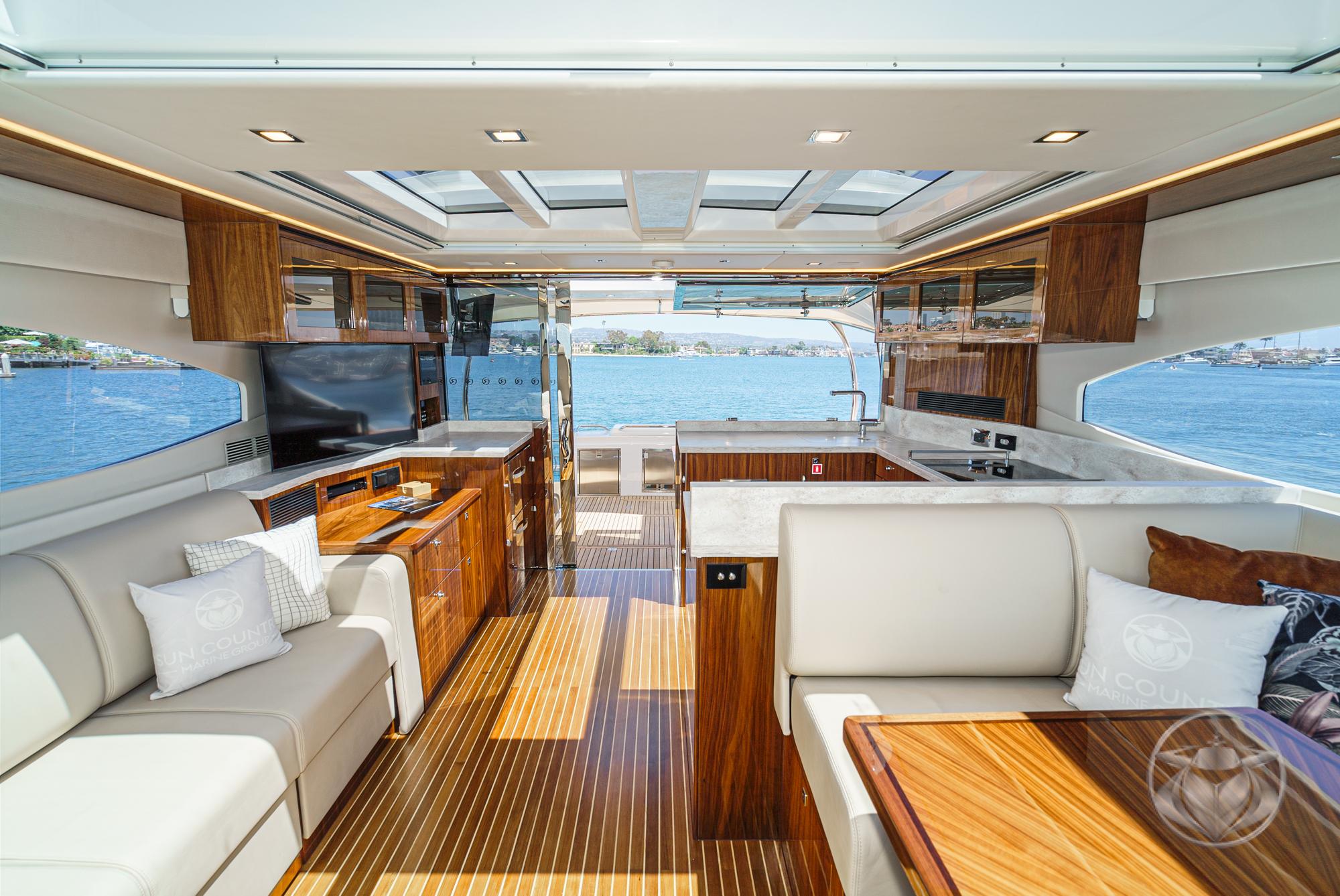 2025 Riviera 6000 Sport Yacht #R154 inventory image at Sun Country Marine Group, San Diego Harbor Island 2025 Riviera 6000 Sport Yacht #R154 inventory image at Sun Country Marine Group, San Diego Harbor Island