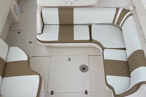 Intrepid 366 Center Console-New upholstery