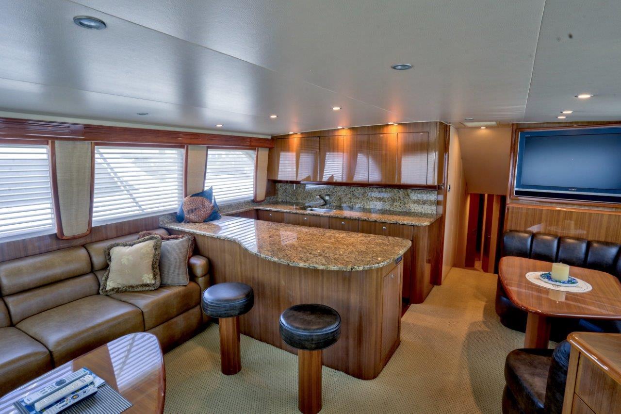 Viking 64 Double Play IV-Salon, Galley, Dinette