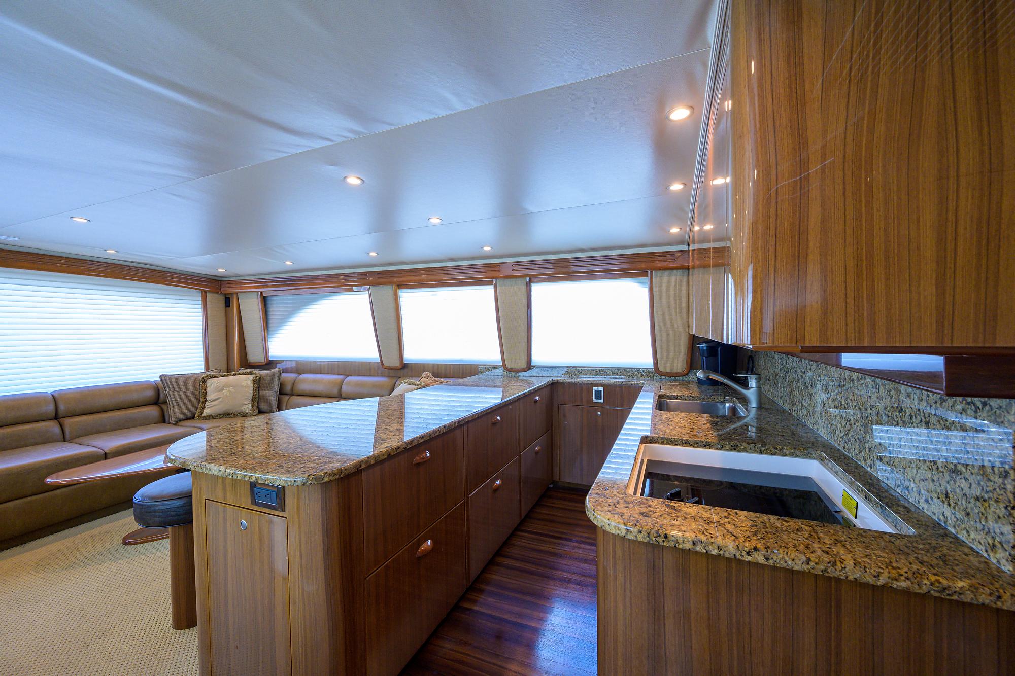 Viking 64 Double Play IV - Galley, Storage Cabinets, Sink