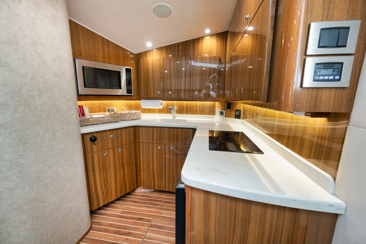 Viking 42 GAMECHANGER - Galley Counters & Cabinets