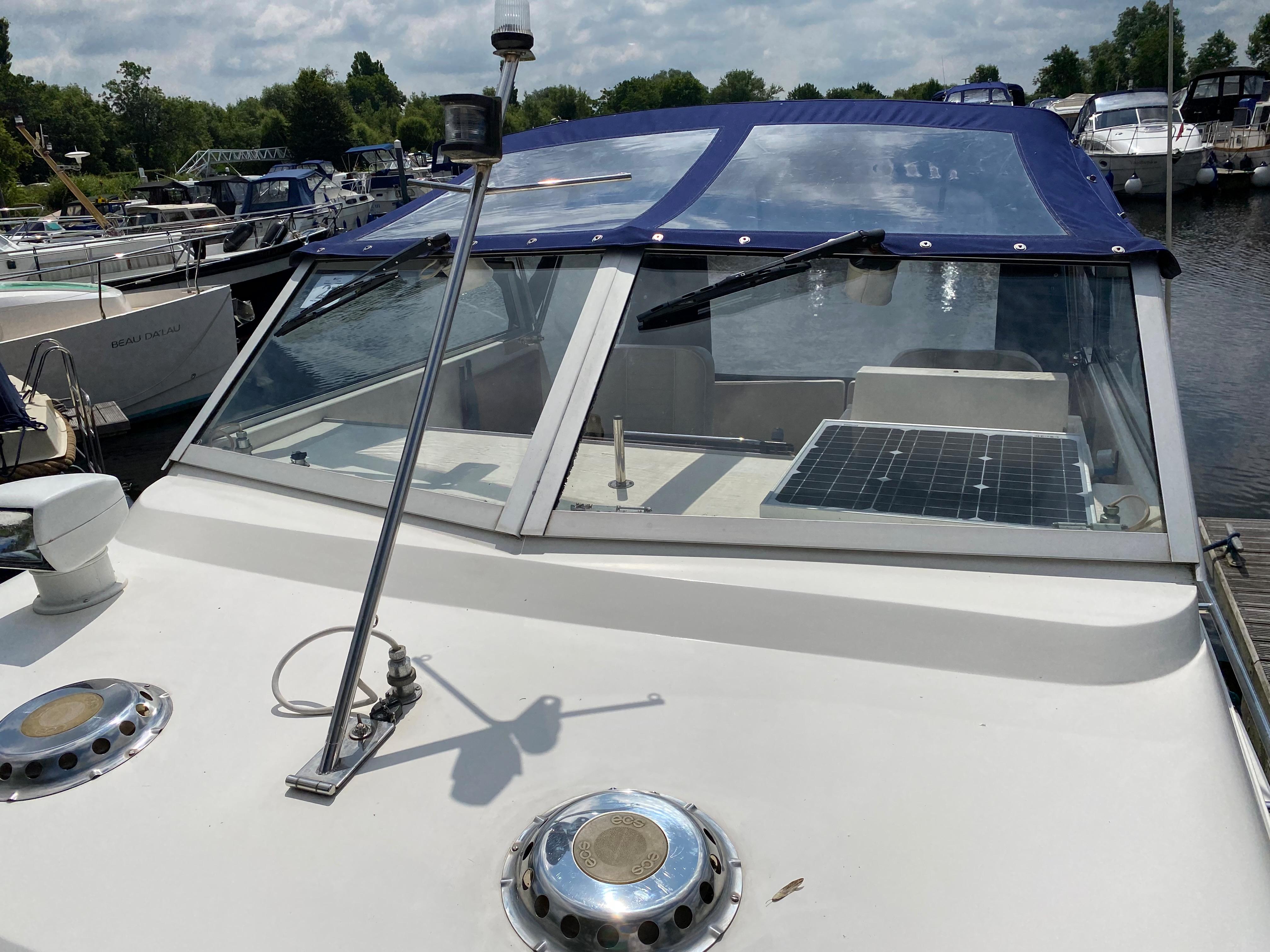 1992 Sheerline 740 Aft cockpit