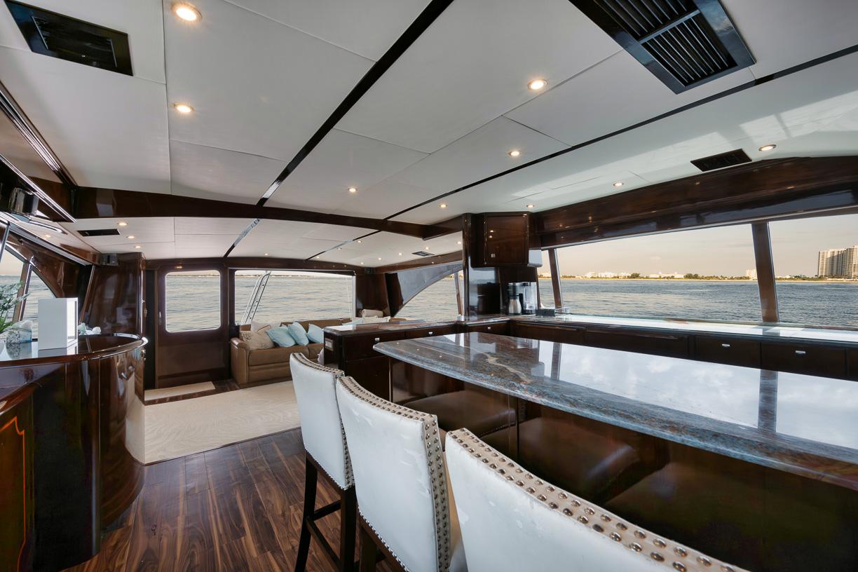 Ocean Yachts 73 Unconquered - Galley
