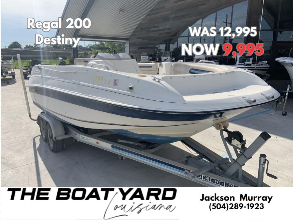 1997 Regal 200 Destiny boat for sale at The Boat Yard Louisiana, discounted to $9,995.