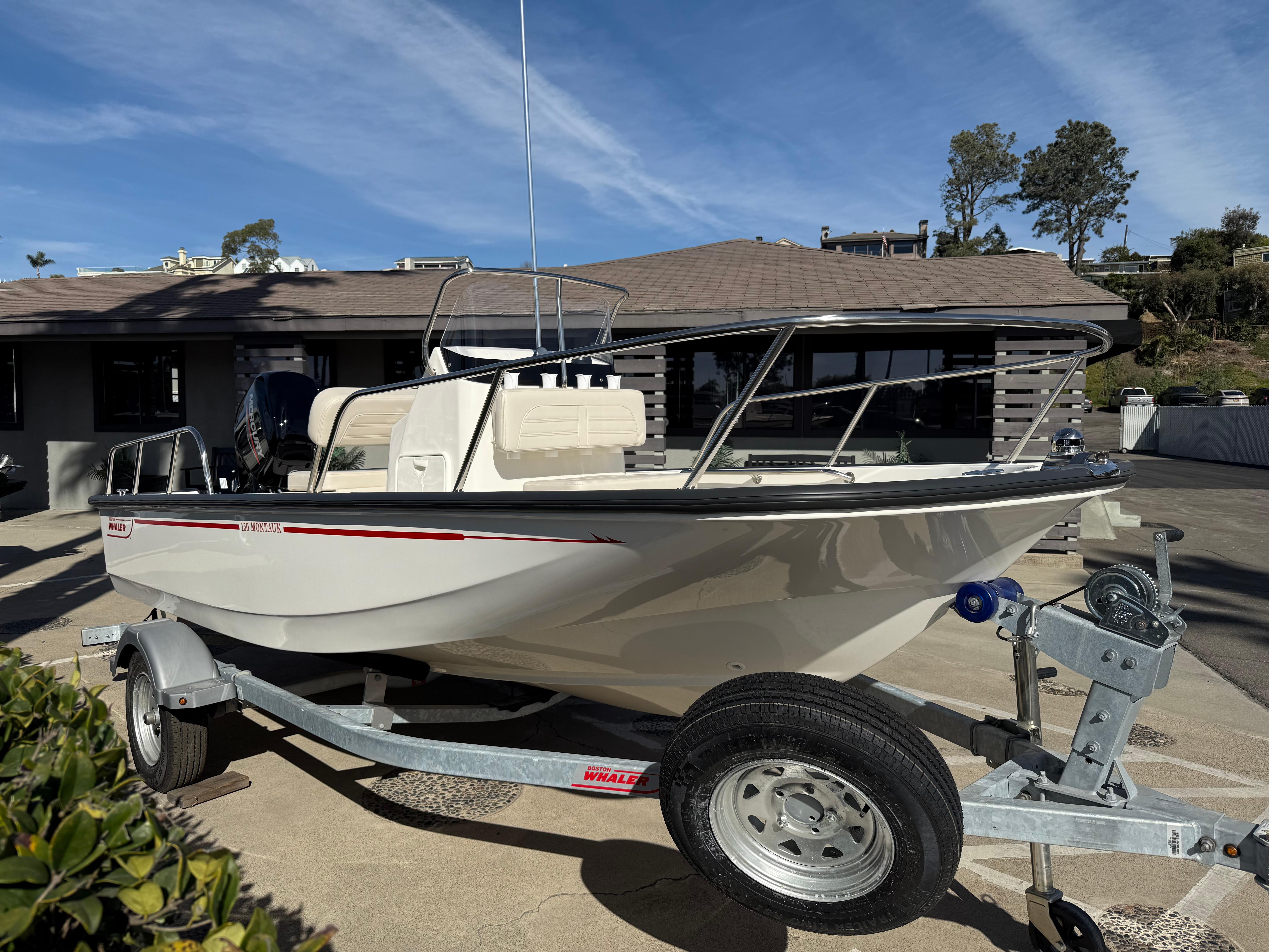 2025 Boston Whaler 150 Montauk #BW0657K inventory image at Sun Country Marine Group, Newport Beach 2025 Boston Whaler 150 Montauk #BW0657K inventory image at Sun Country Marine Group, Newport Beach