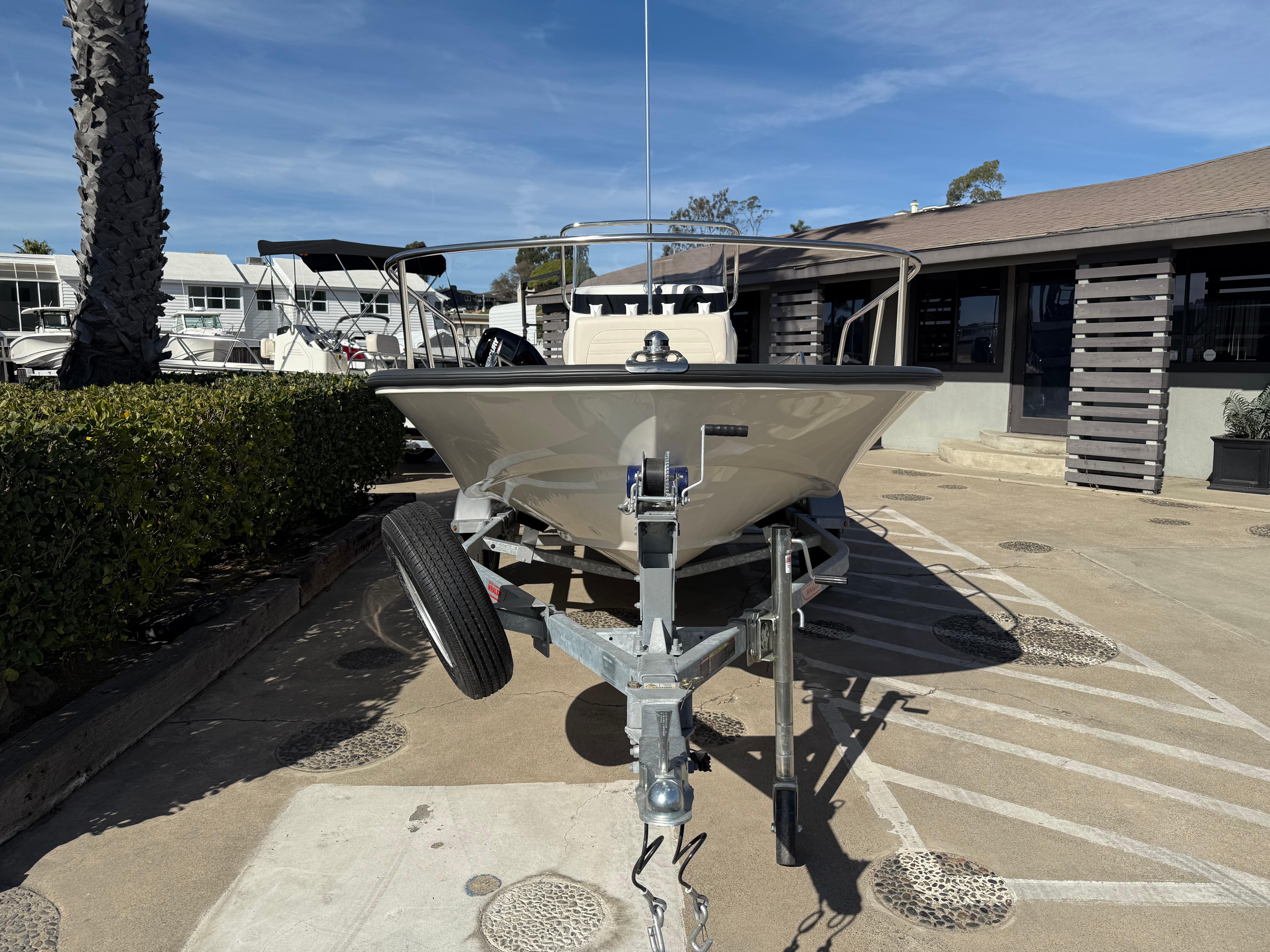 2025 Boston Whaler 150 Montauk #BW0657K inventory image at Sun Country Marine Group, Newport Beach 2025 Boston Whaler 150 Montauk #BW0657K inventory image at Sun Country Marine Group, Newport Beach