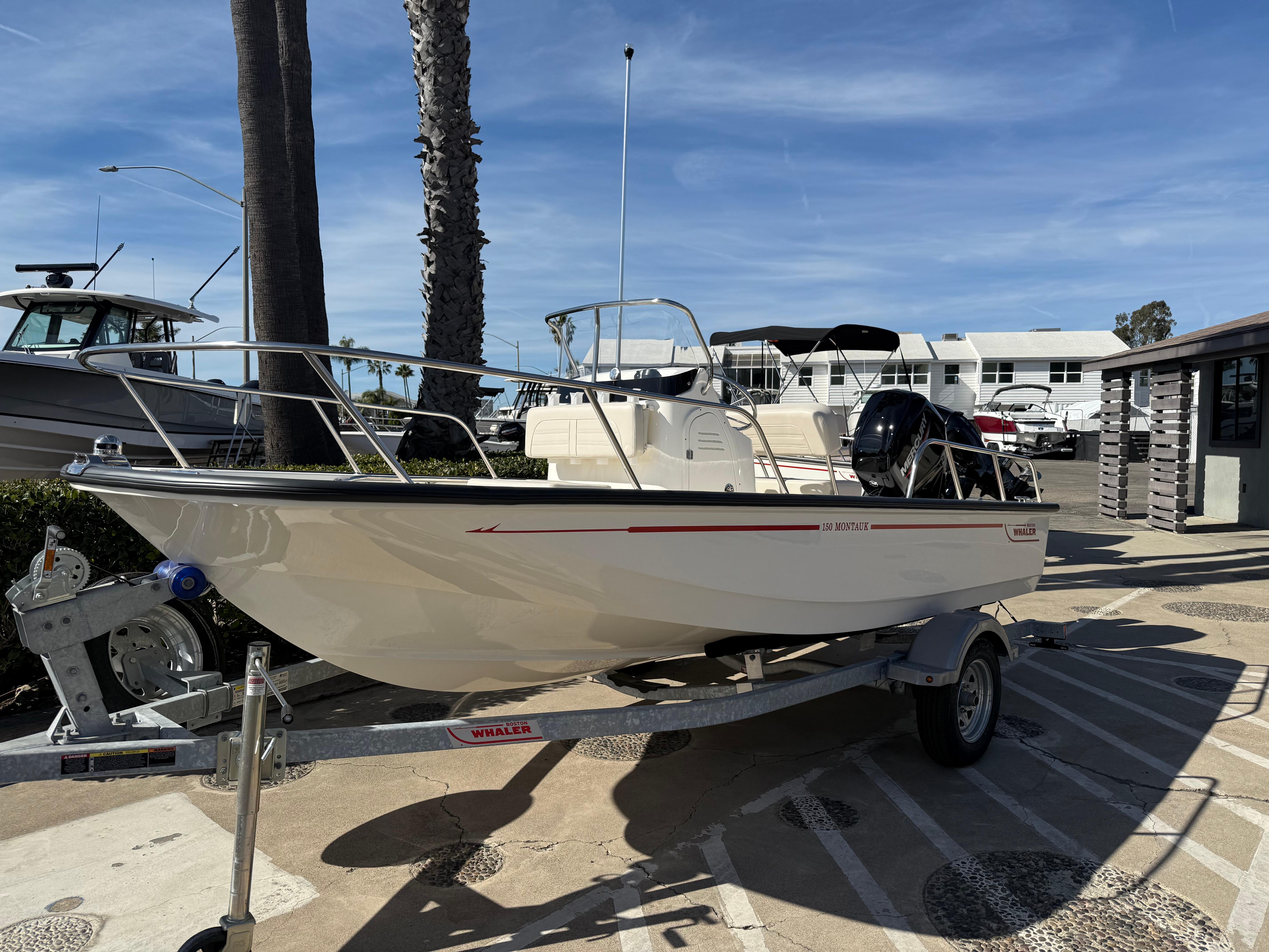 2025 Boston Whaler 150 Montauk #BW0657K inventory image at Sun Country Marine Group, Newport Beach 2025 Boston Whaler 150 Montauk #BW0657K inventory image at Sun Country Marine Group, Newport Beach