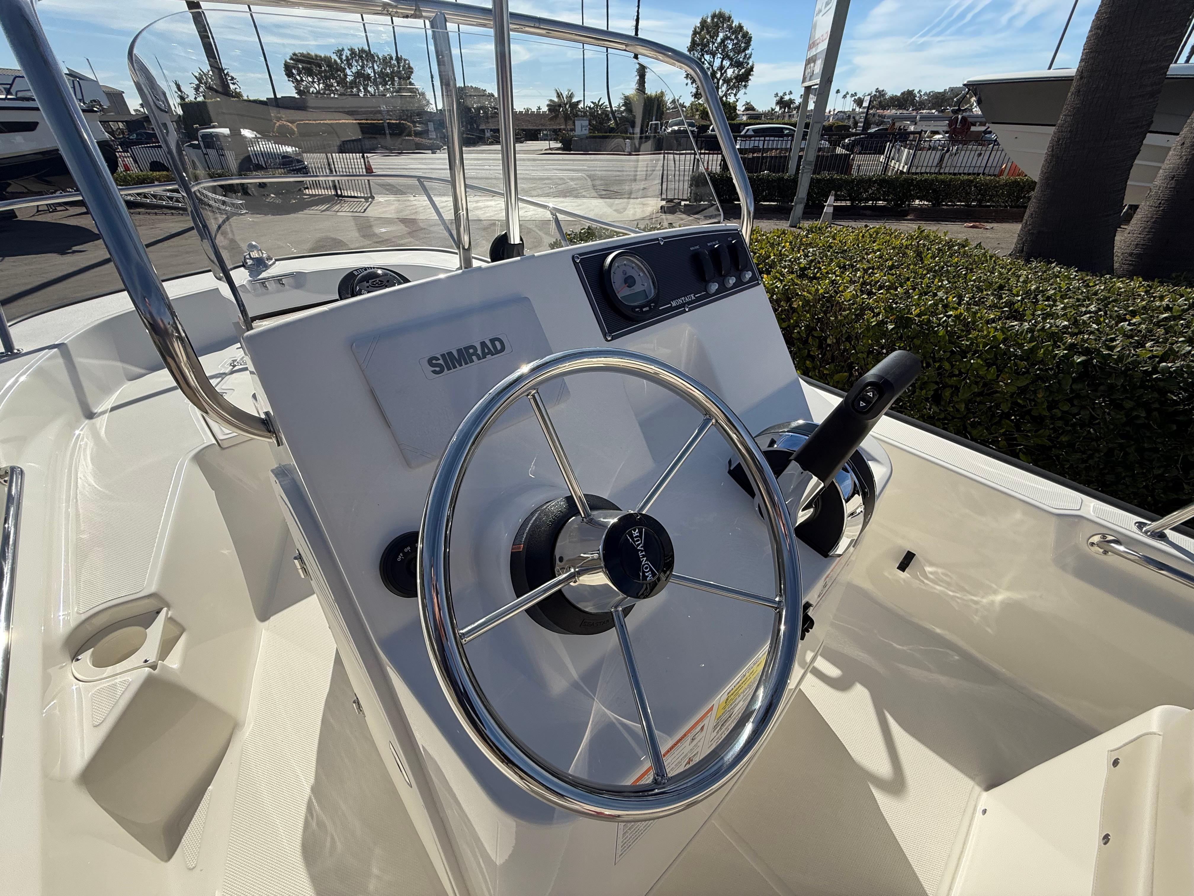 2025 Boston Whaler 150 Montauk #BW0657K inventory image at Sun Country Marine Group, Newport Beach 2025 Boston Whaler 150 Montauk #BW0657K inventory image at Sun Country Marine Group, Newport Beach