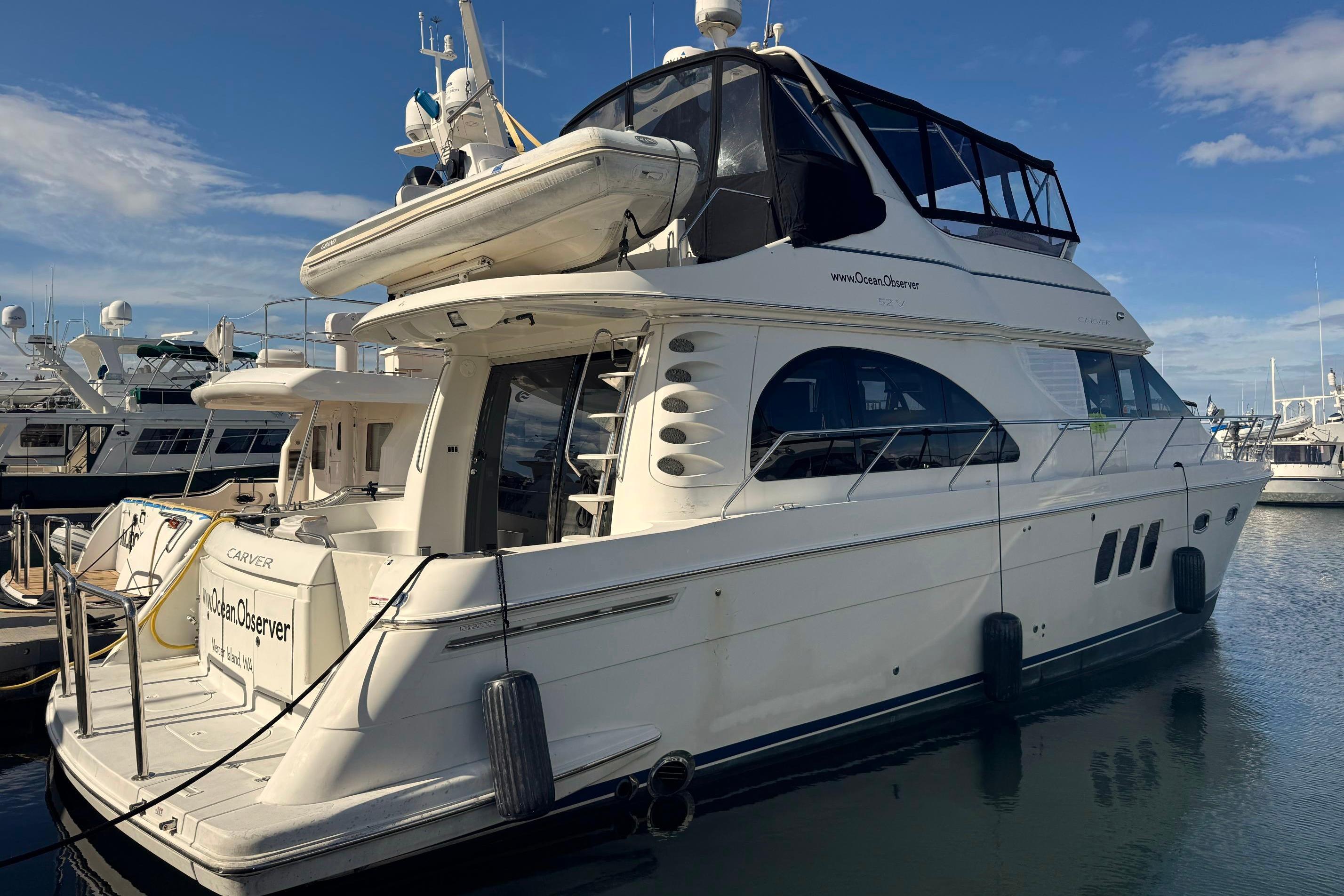 2007 Carver 52 Voyager #TBBJCA52 inventory image at Sun Country Yachts, South Lake Union (Seattle)