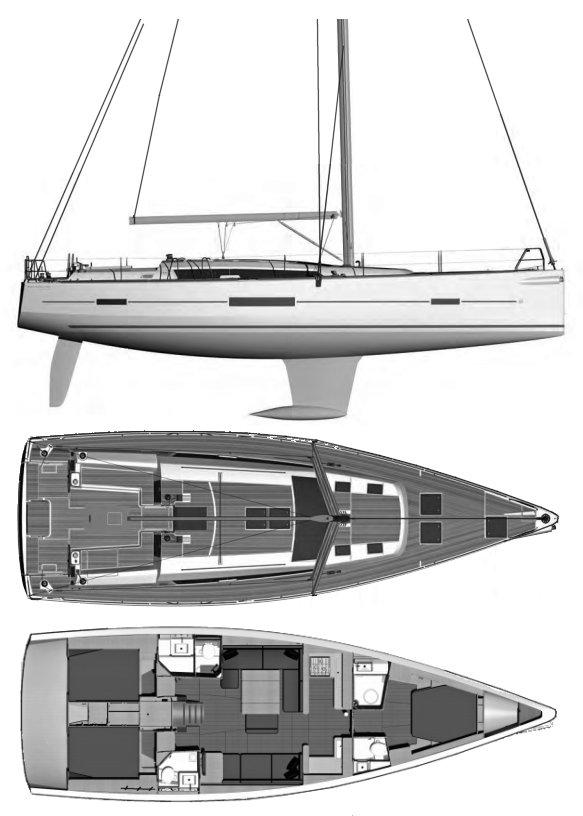 Celestial Navigator Yacht Photos Pics Sail / Floor Plan