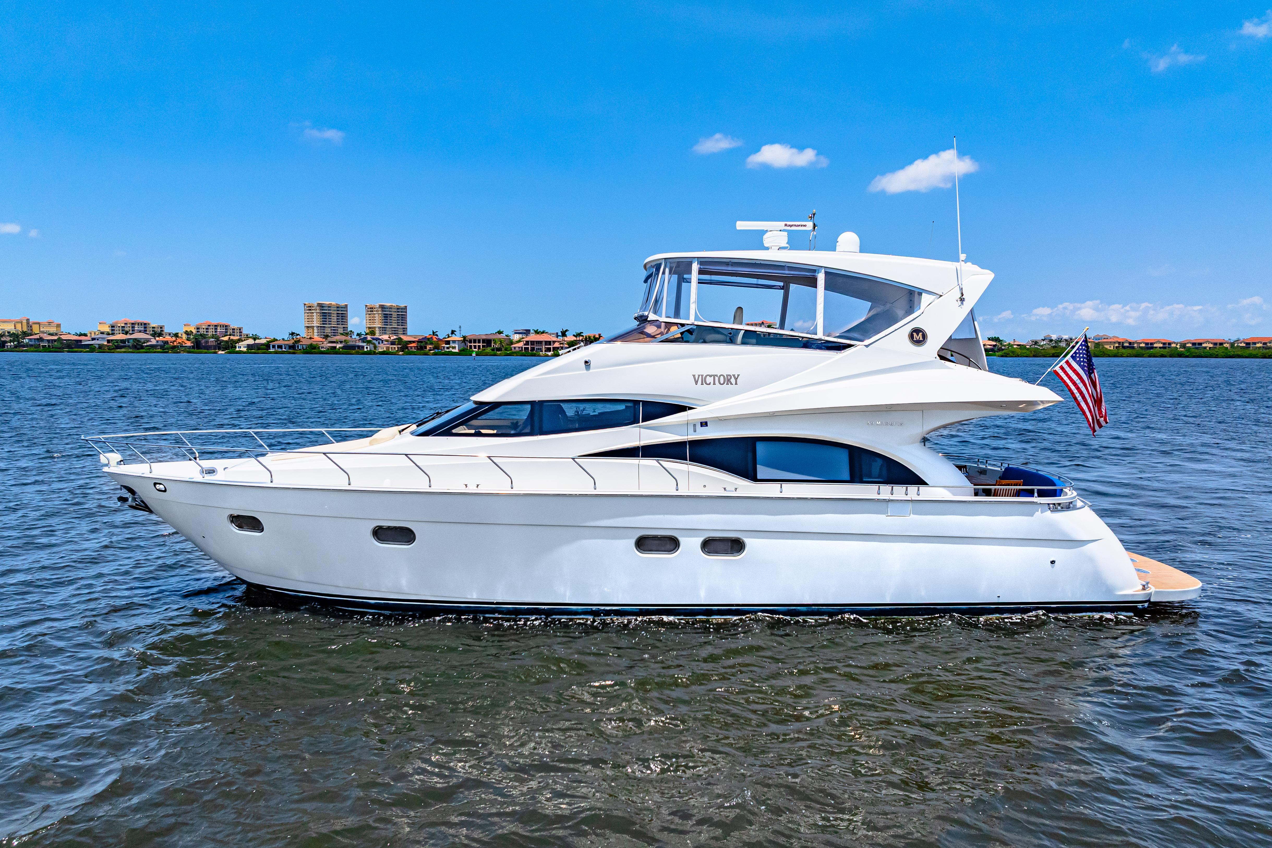 Marquis-59 2005-Victory FL-US-2005 Marquis 59 yacht cruising on a sunny day with clear blue skies.-9773566 | Thumbnail