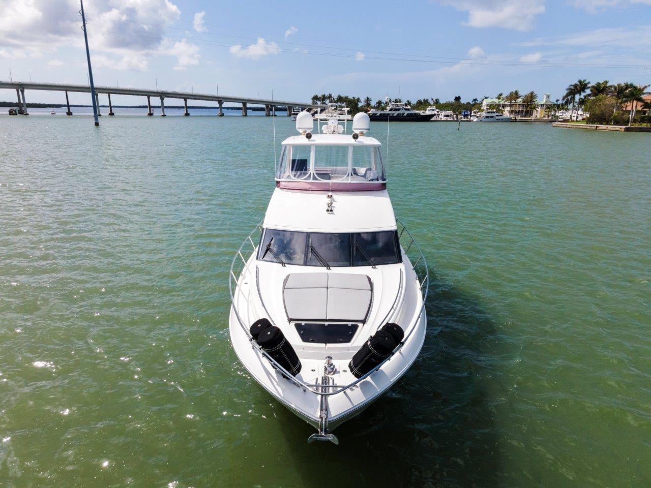 2015 60 Princess Flybridge Plane 2 Sea Bow