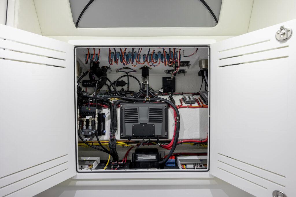 Front Runner-39 CC Custom 2026 -FL-US-Electrical system compartment of 2024 Front Runner 39 CC Custom boat.-9053590 | Thumbnail