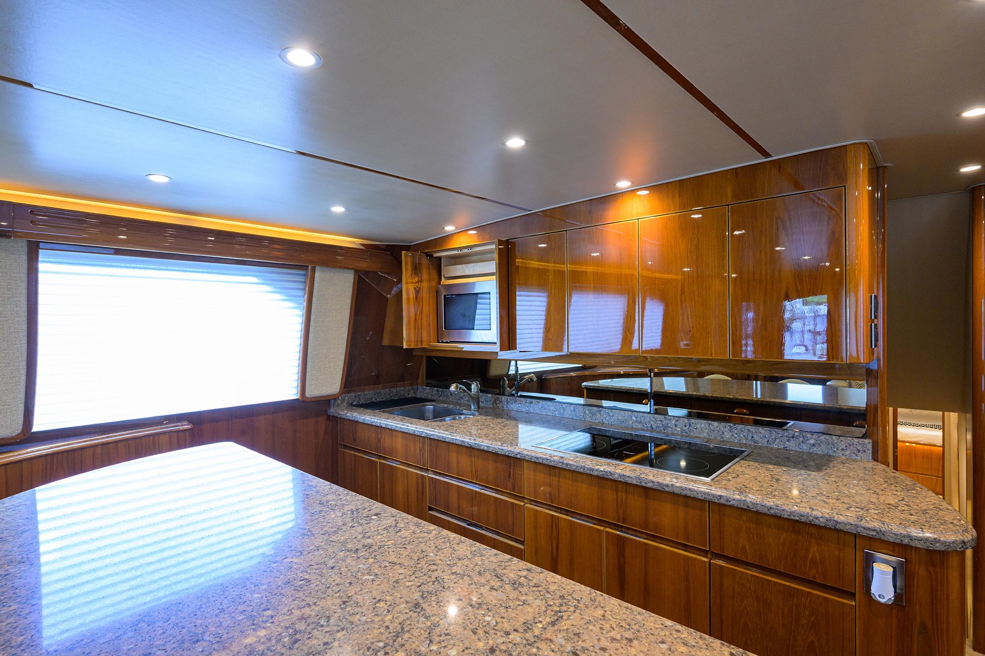 Just Chillin Yacht Photos Pics Viking 76 JUST CHILLIN - Galley Counters