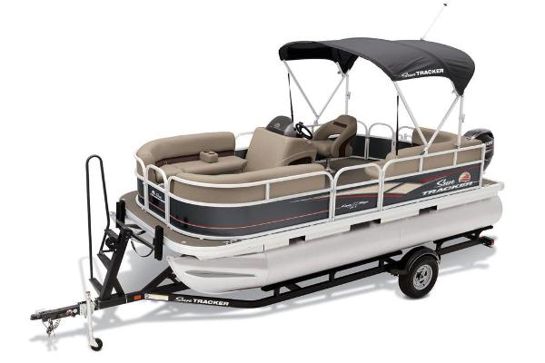 2019 Sun Tracker boat for sale, model of the boat is Party Barge 18 DLX & Image # 3 of 23