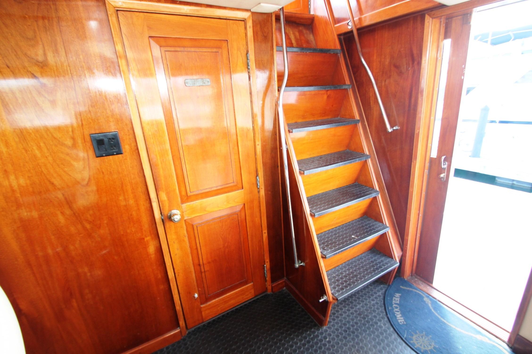 Stairs to Bridge from Pilothouse