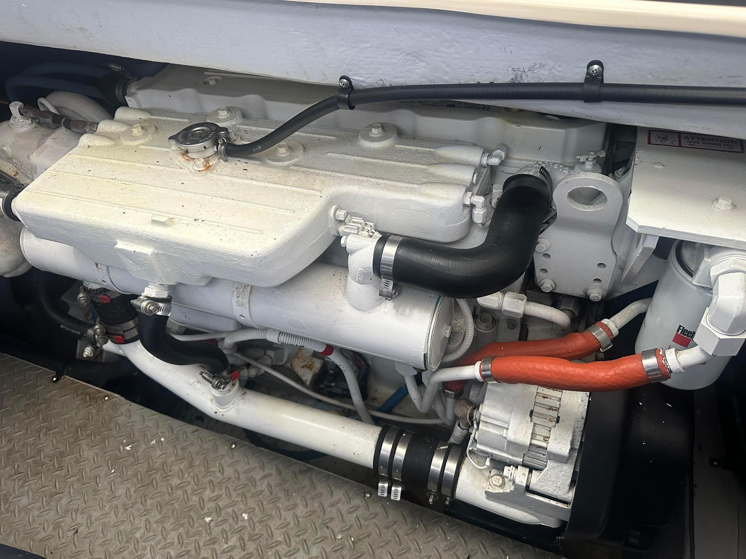 Starboard Cummins Diesel Engine
